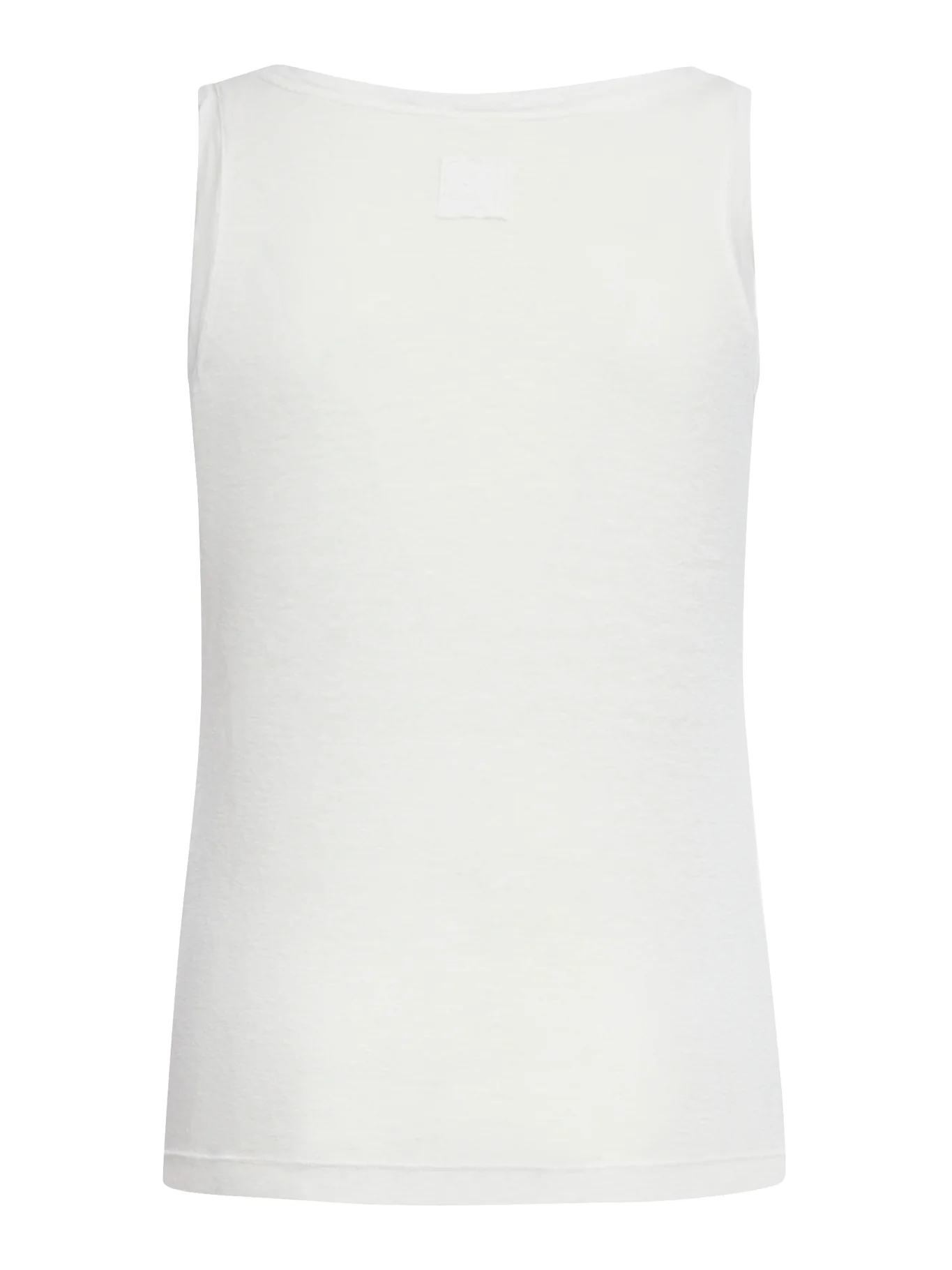 LINEN TOP WITH DEEP NECKLINE - Image 2