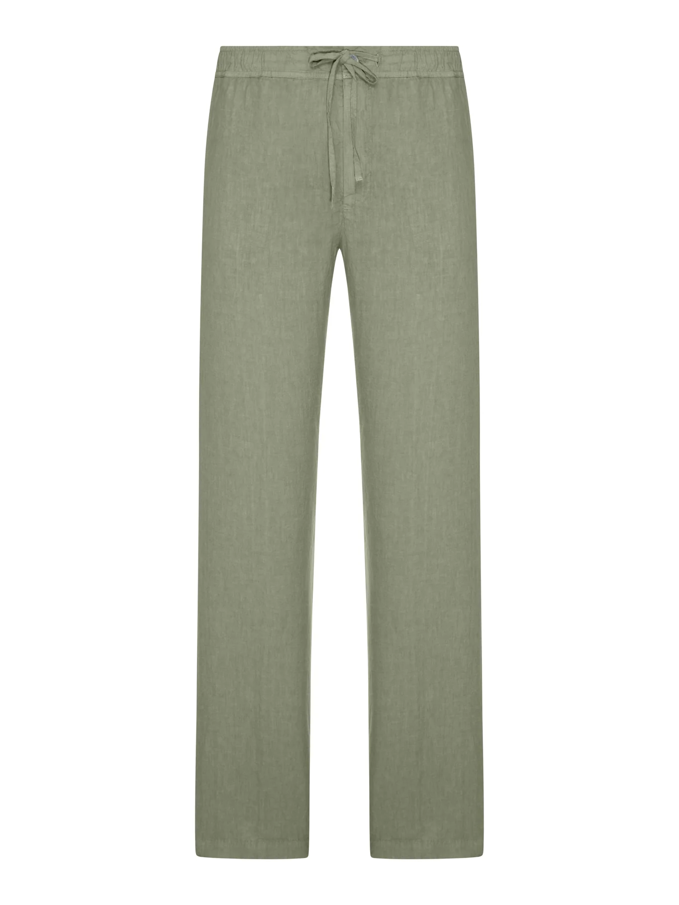 LINEN TROUSERS WITH DRAWSTRING WAIST