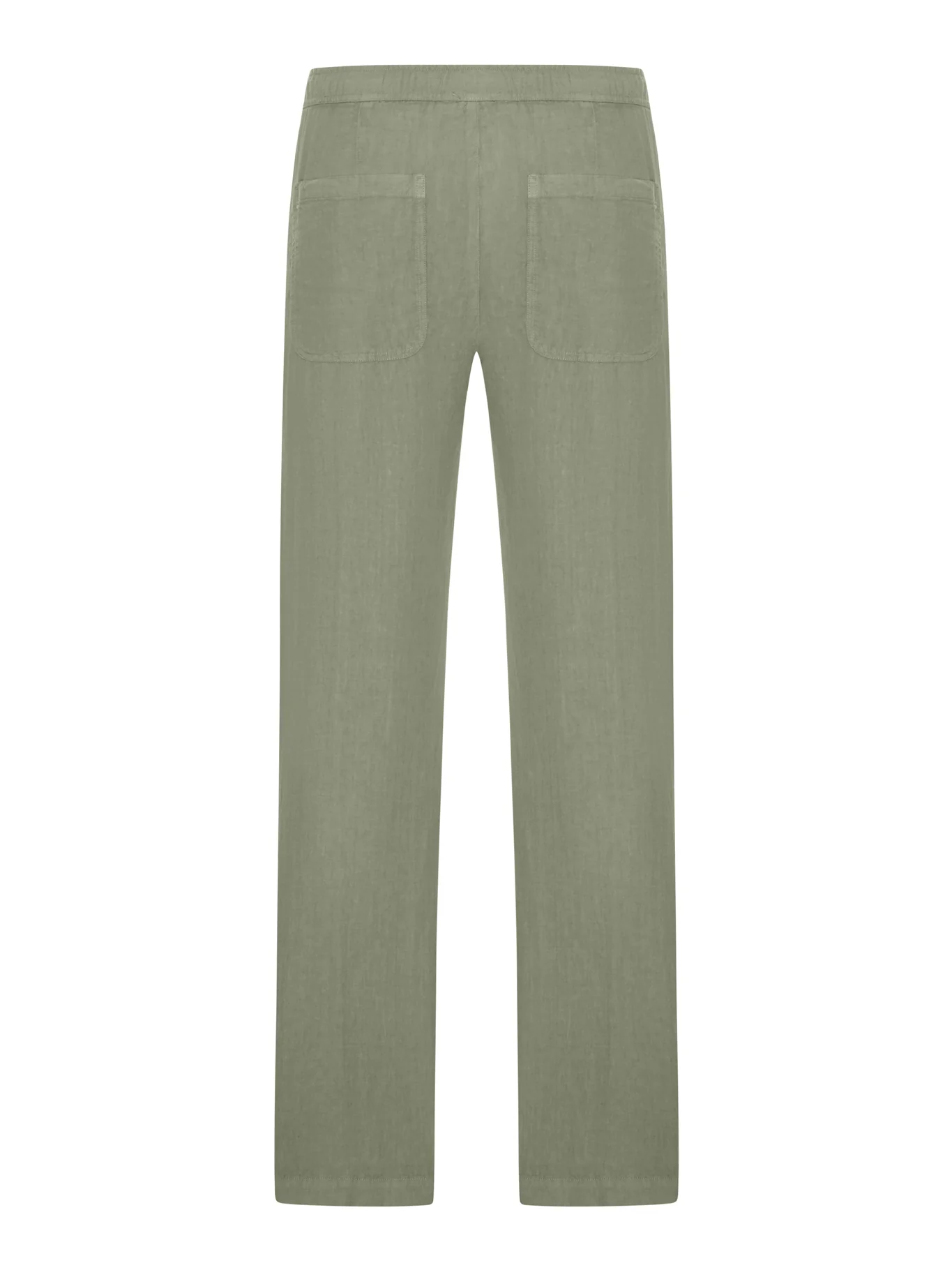 LINEN TROUSERS WITH DRAWSTRING WAIST - Image 2