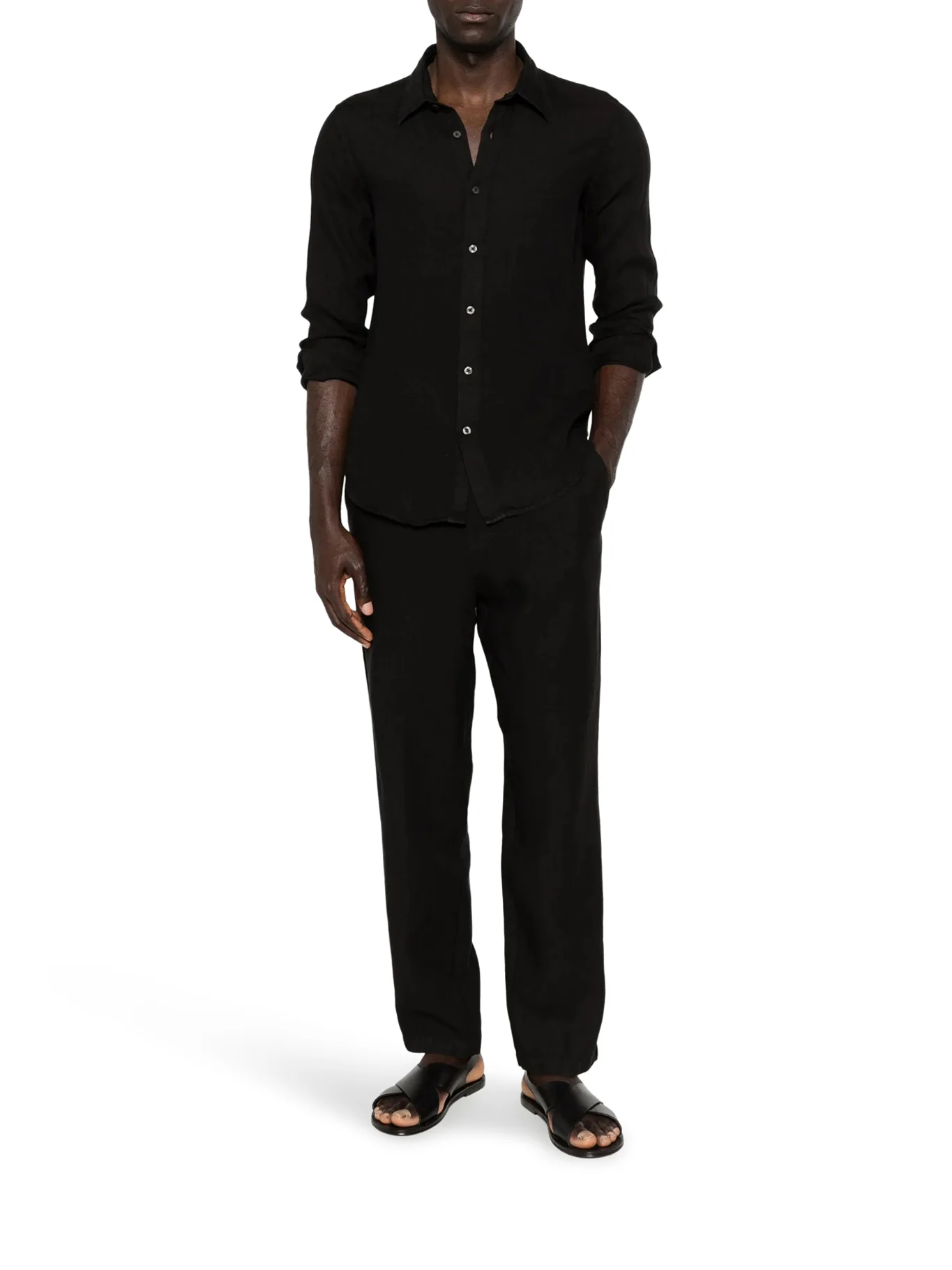 REGULAR FIT LINEN SHIRT - Image 2