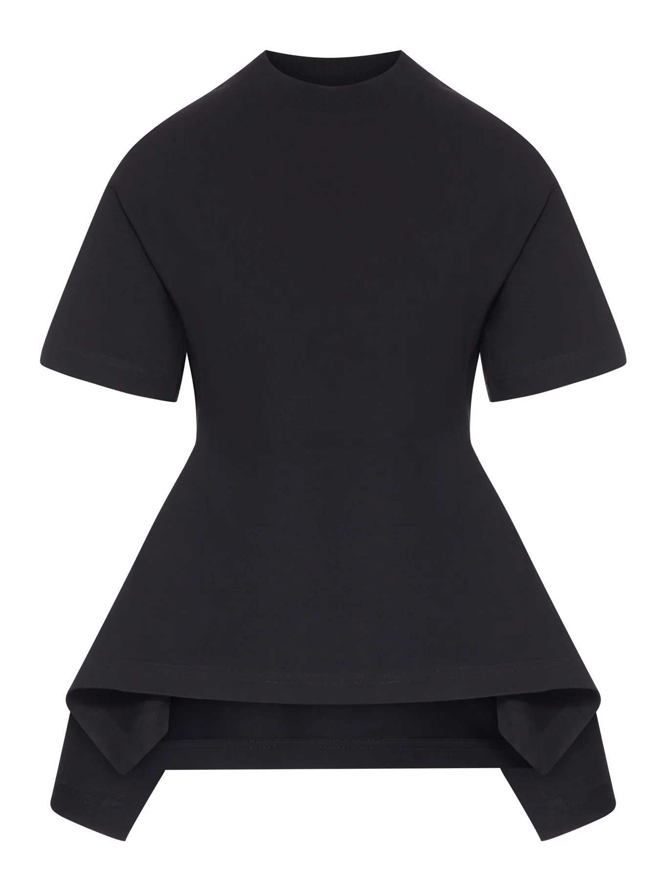 COTTON PANELED T-SHIRT
