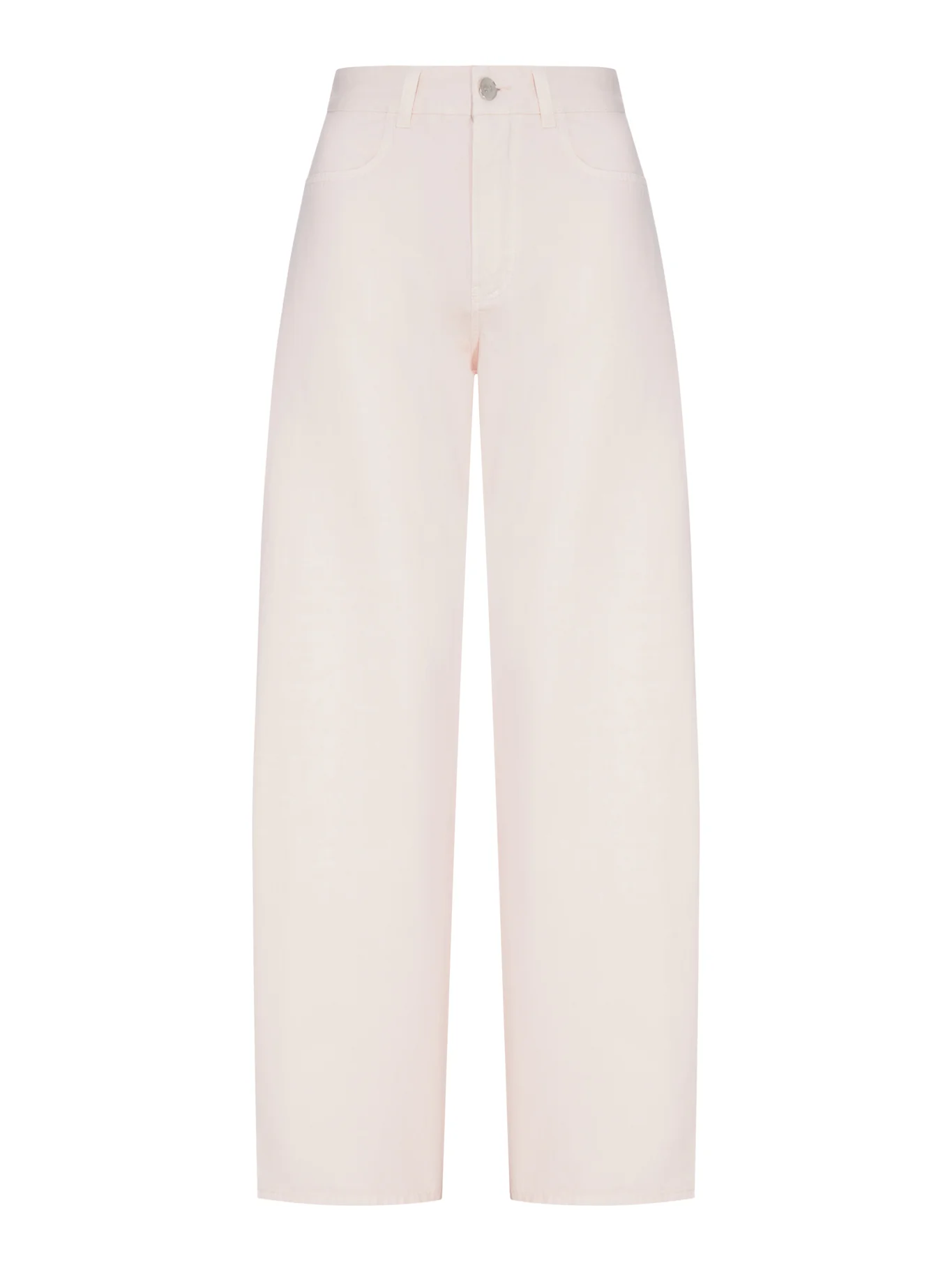 ROUND COTTON DENIM TROUSERS