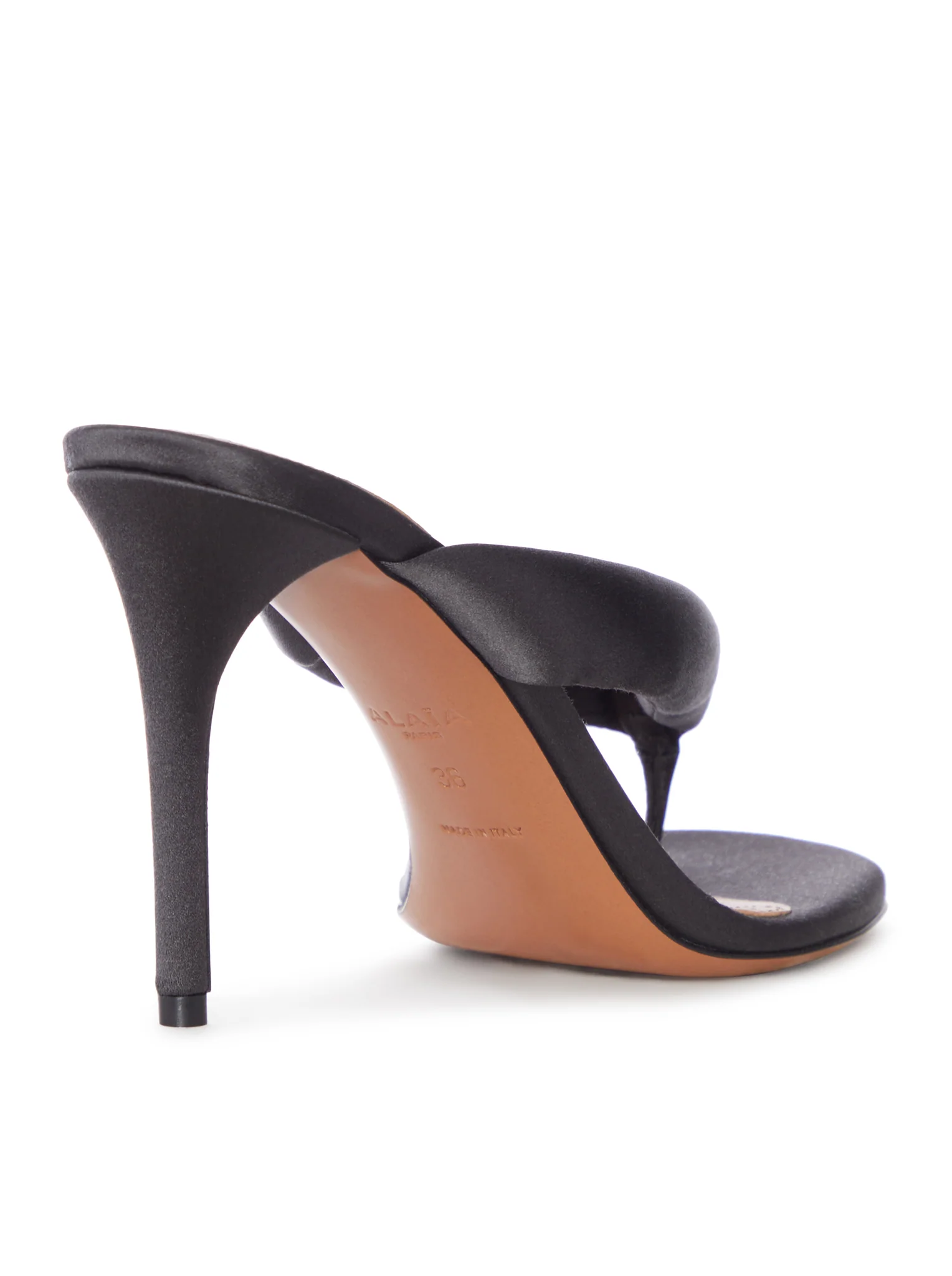 SPONGY DENIM PLATFORM SANDALS - Image 3