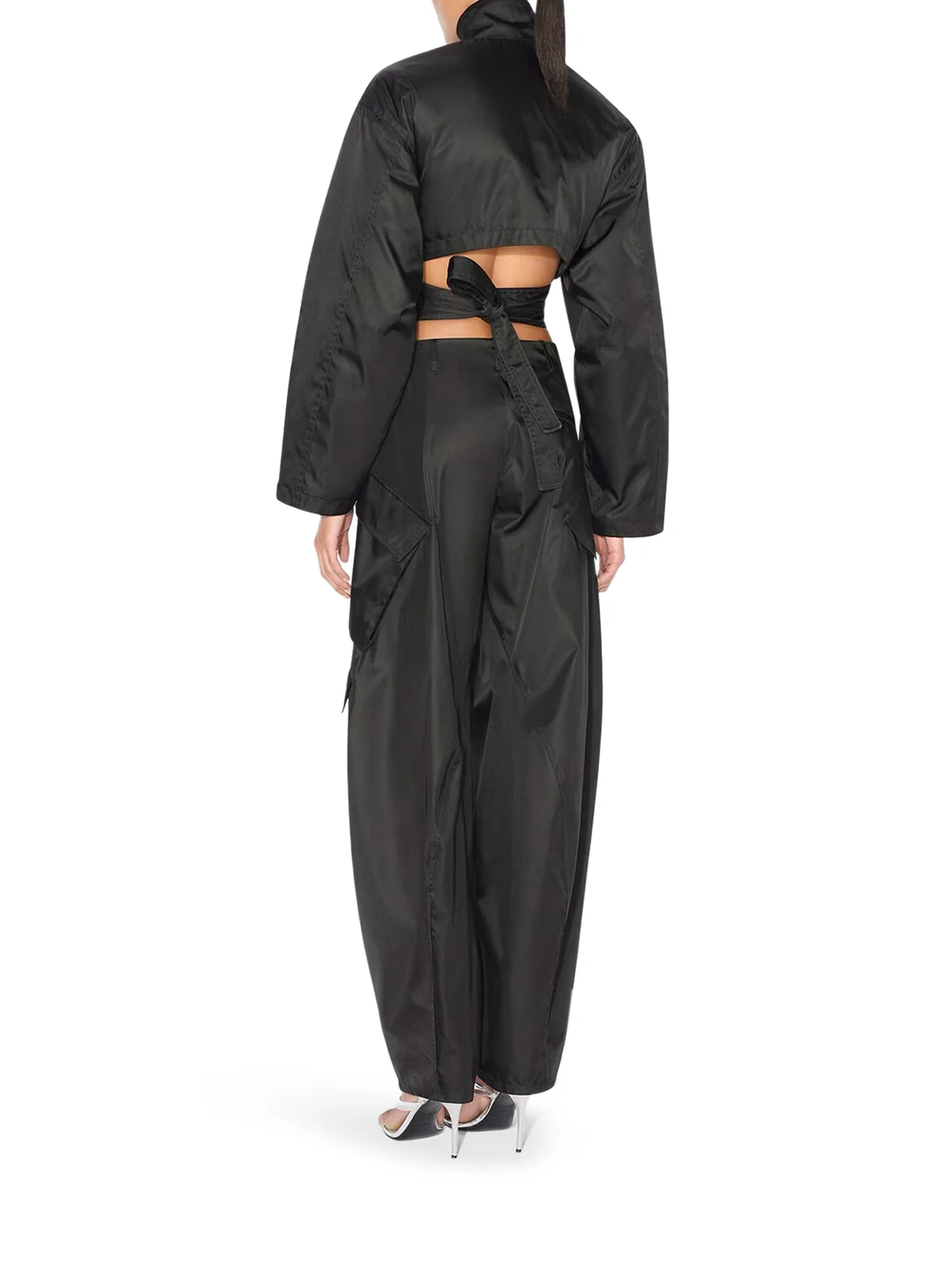TAFFETA CARGO PANTS - Image 3