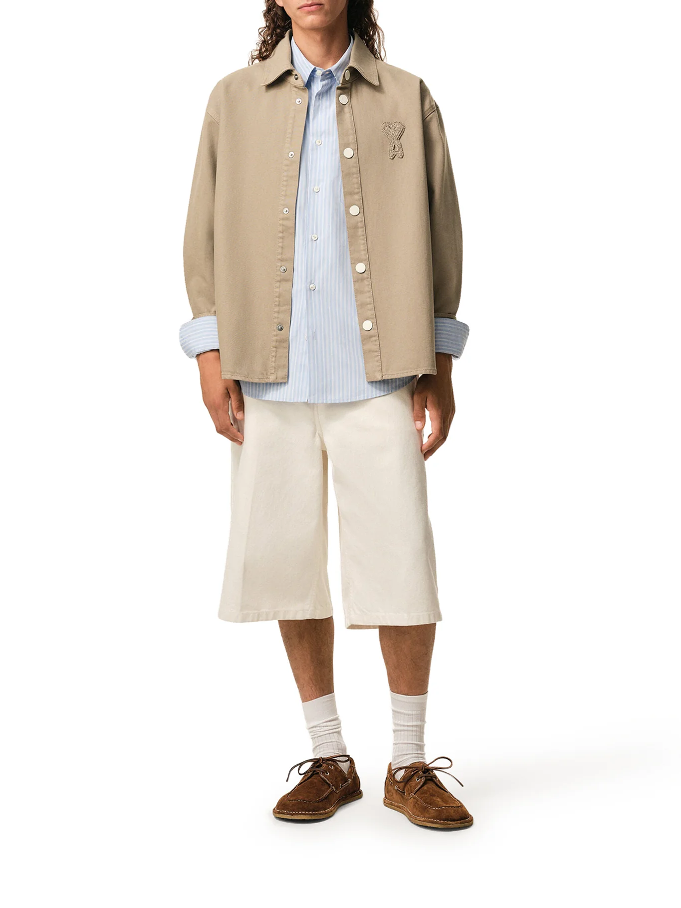 AMI DE COEUR COTTON KNIT SHIRT JACKET - Image 2