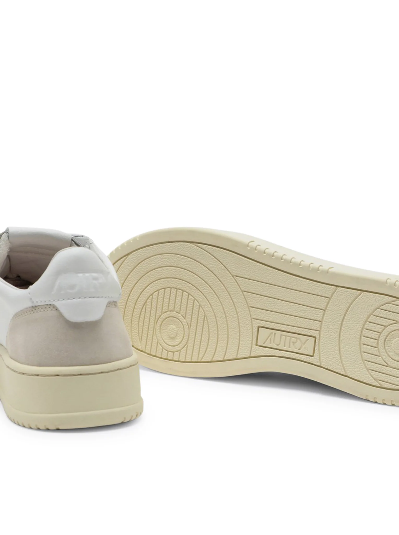 MEDALIST LOW SNEAKERS IN WHITE LEATHER AND SUEDE - Image 4