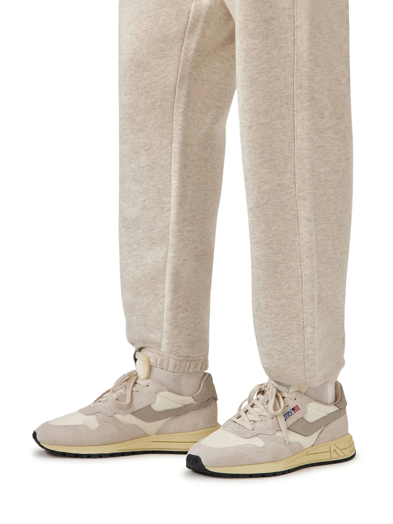 SNEAKERS REELWIND LOW IN NYLON E SUEDE BIANCO - Image 2