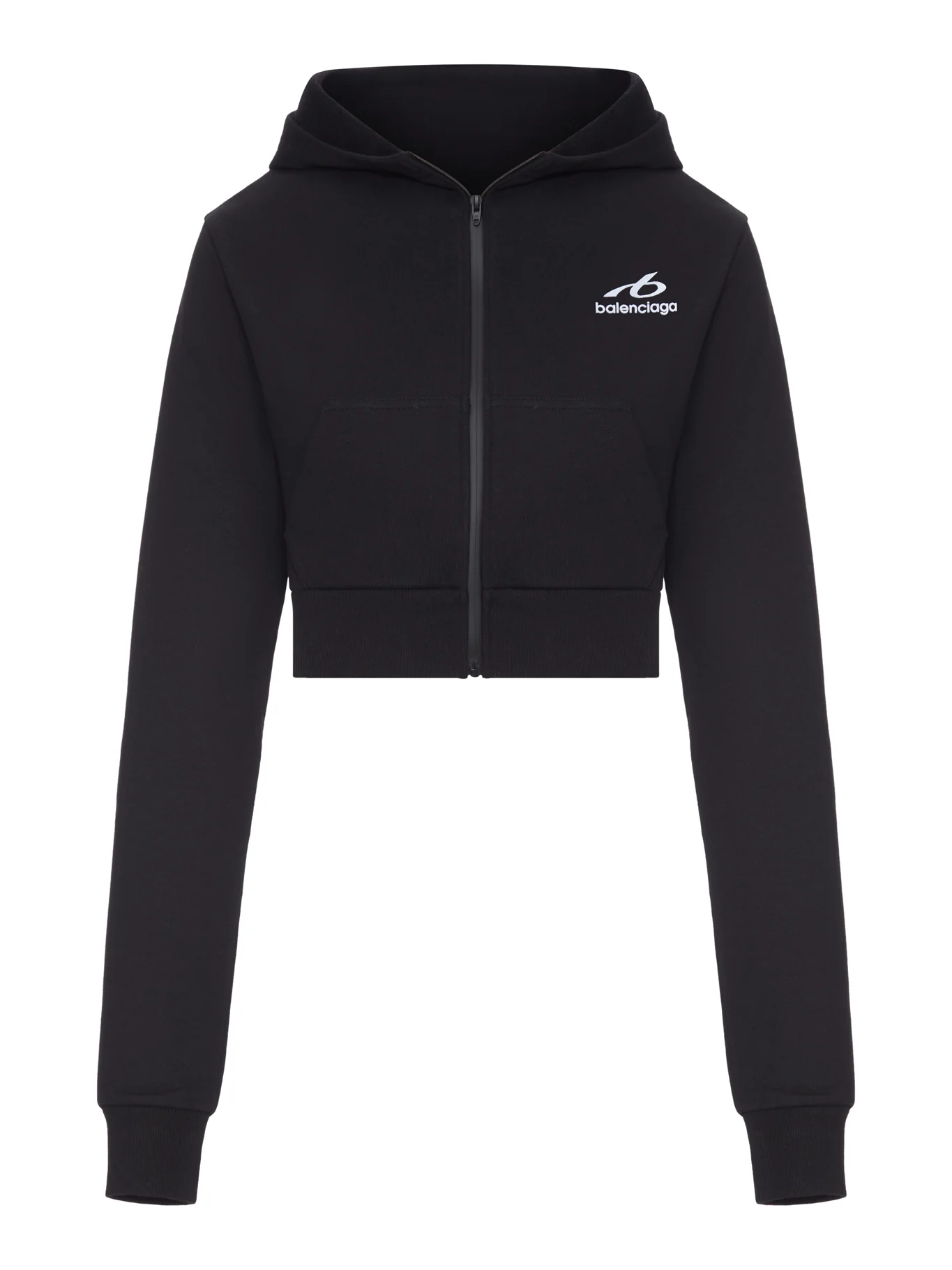 COCOON TECHWEAR SWEATSHIRT IN BLACK DRY FLEECE