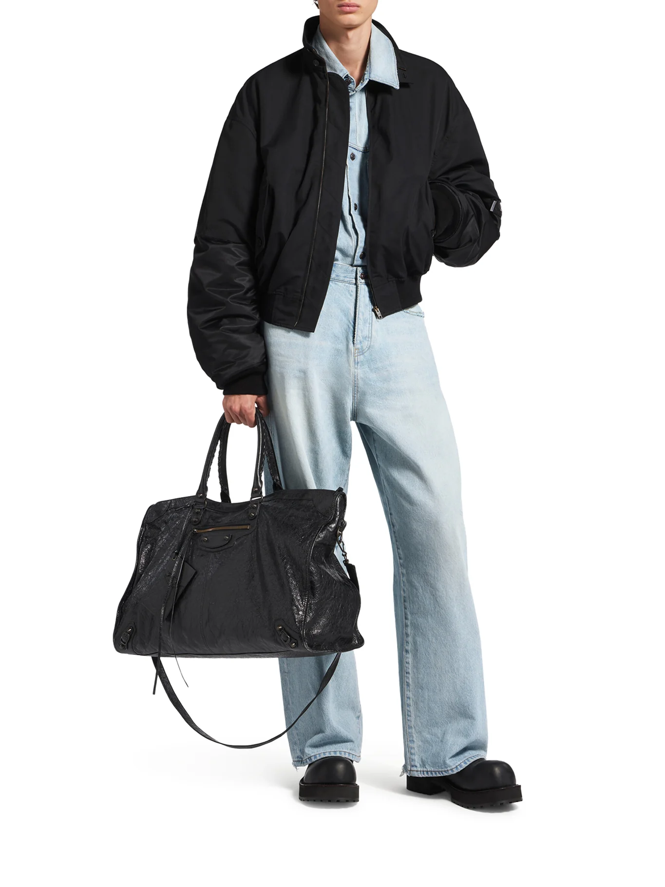 LE CITY LEATHER TRAVEL BAG - Image 2