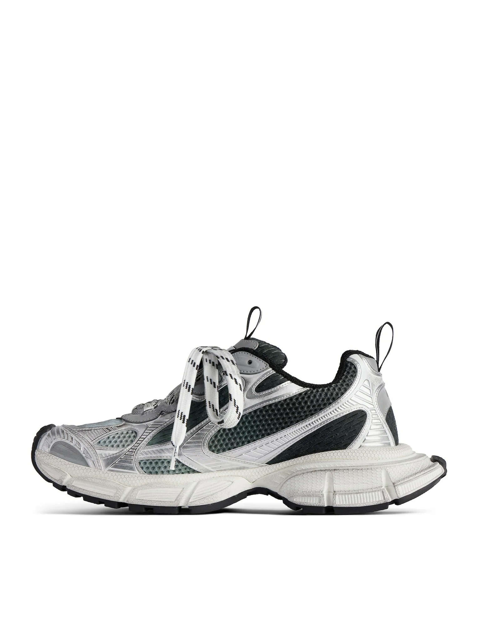 MEN`S 3XL GRADIENT SNEAKER IN BLACK/GREY/WHITE - Image 5