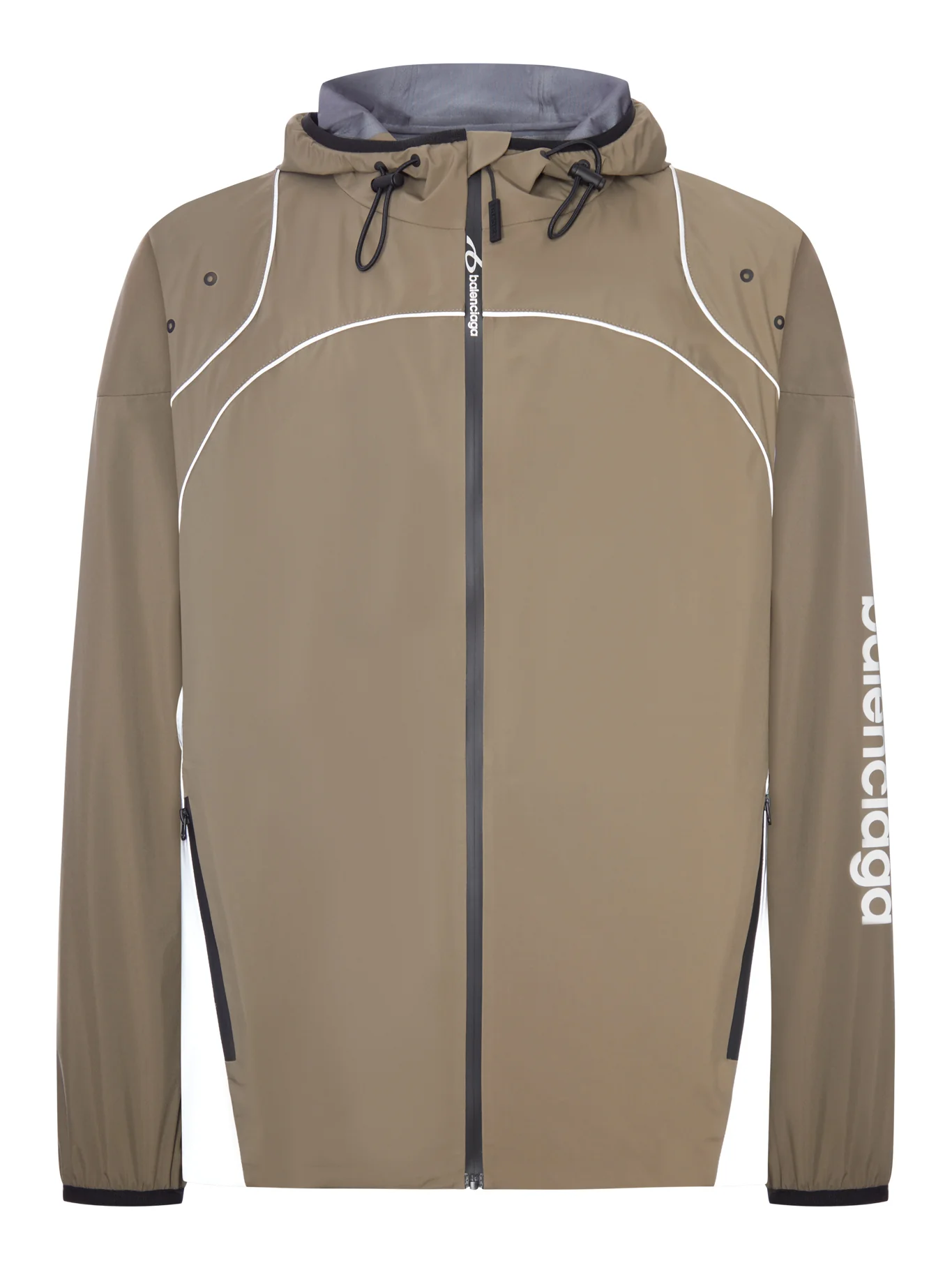 MEN`S TECHWEAR ZIP-UP JACKET IN GREY