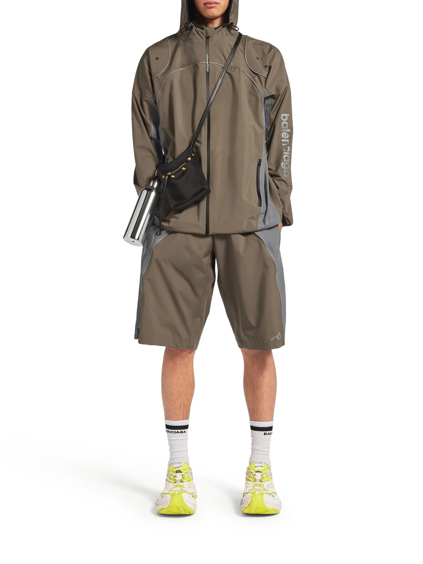 MEN`S TECHWEAR ZIP-UP JACKET IN GREY - Image 2