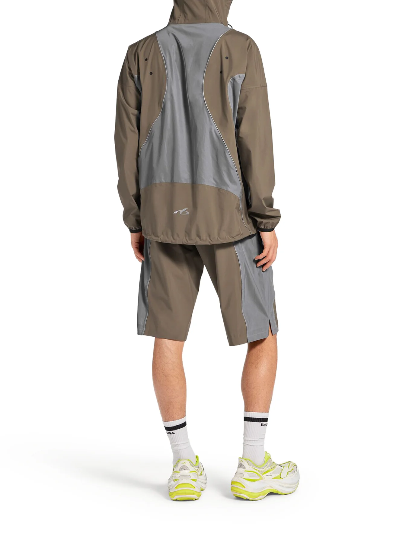 MEN`S TECHWEAR ZIP-UP JACKET IN GREY - Image 4