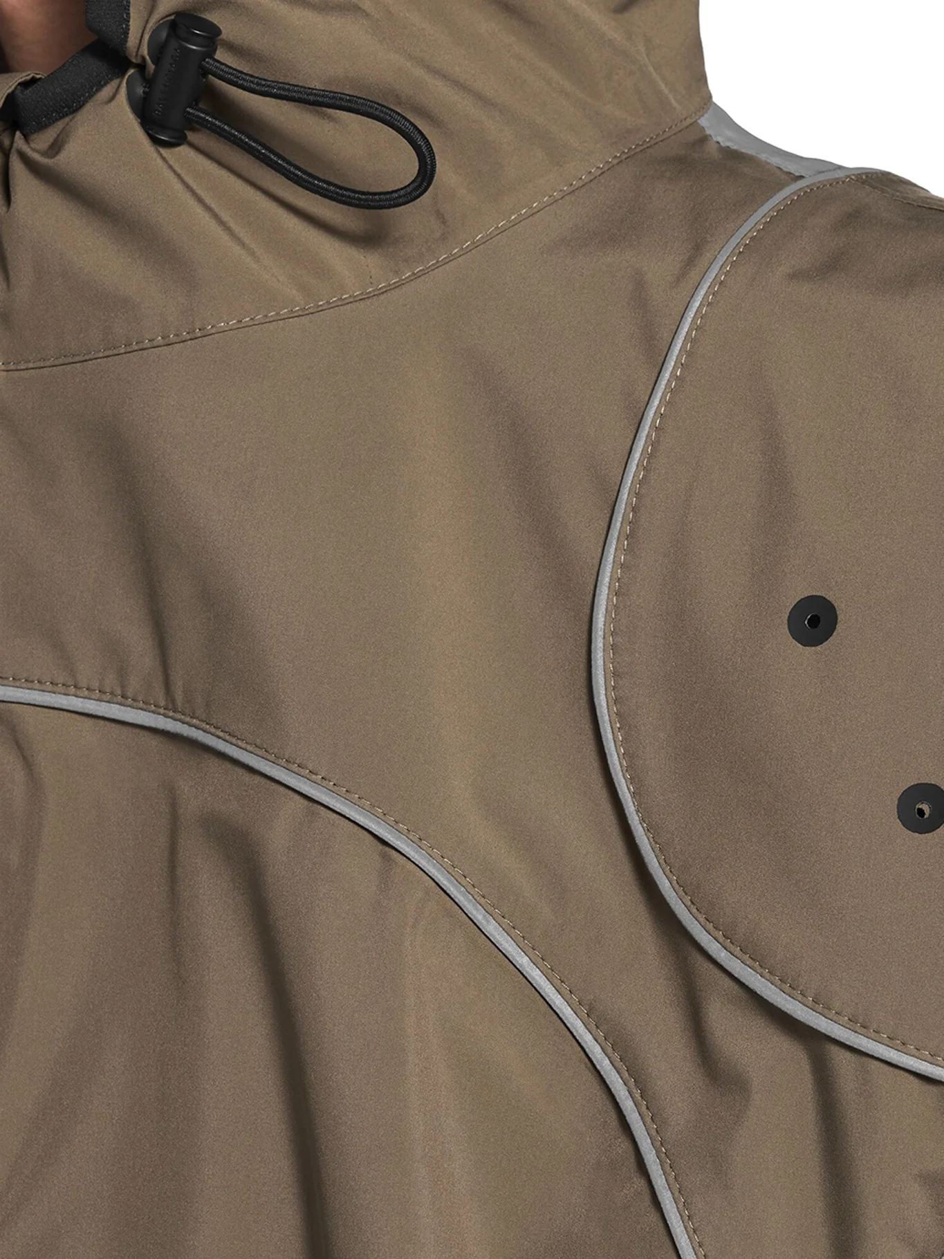 MEN`S TECHWEAR ZIP-UP JACKET IN GREY - Image 6