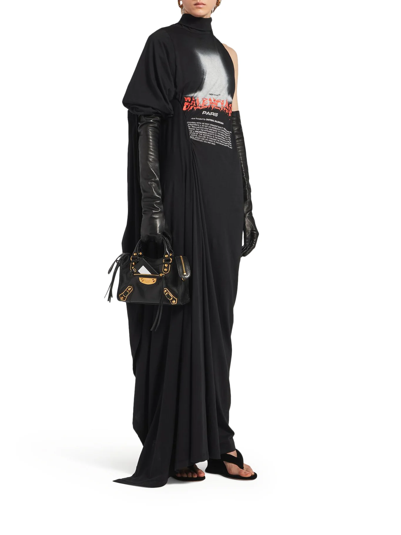 THE DOOR WOMEN`S LONG DRESS IN BLACK - Image 2