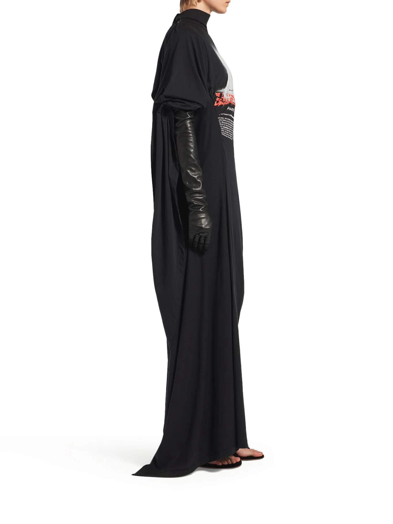 THE DOOR WOMEN`S LONG DRESS IN BLACK - Image 4