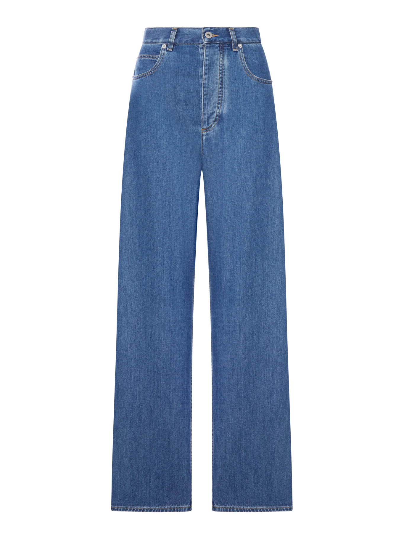 ATLANTIC BLUE WASH WIDE-LEG JEANS
