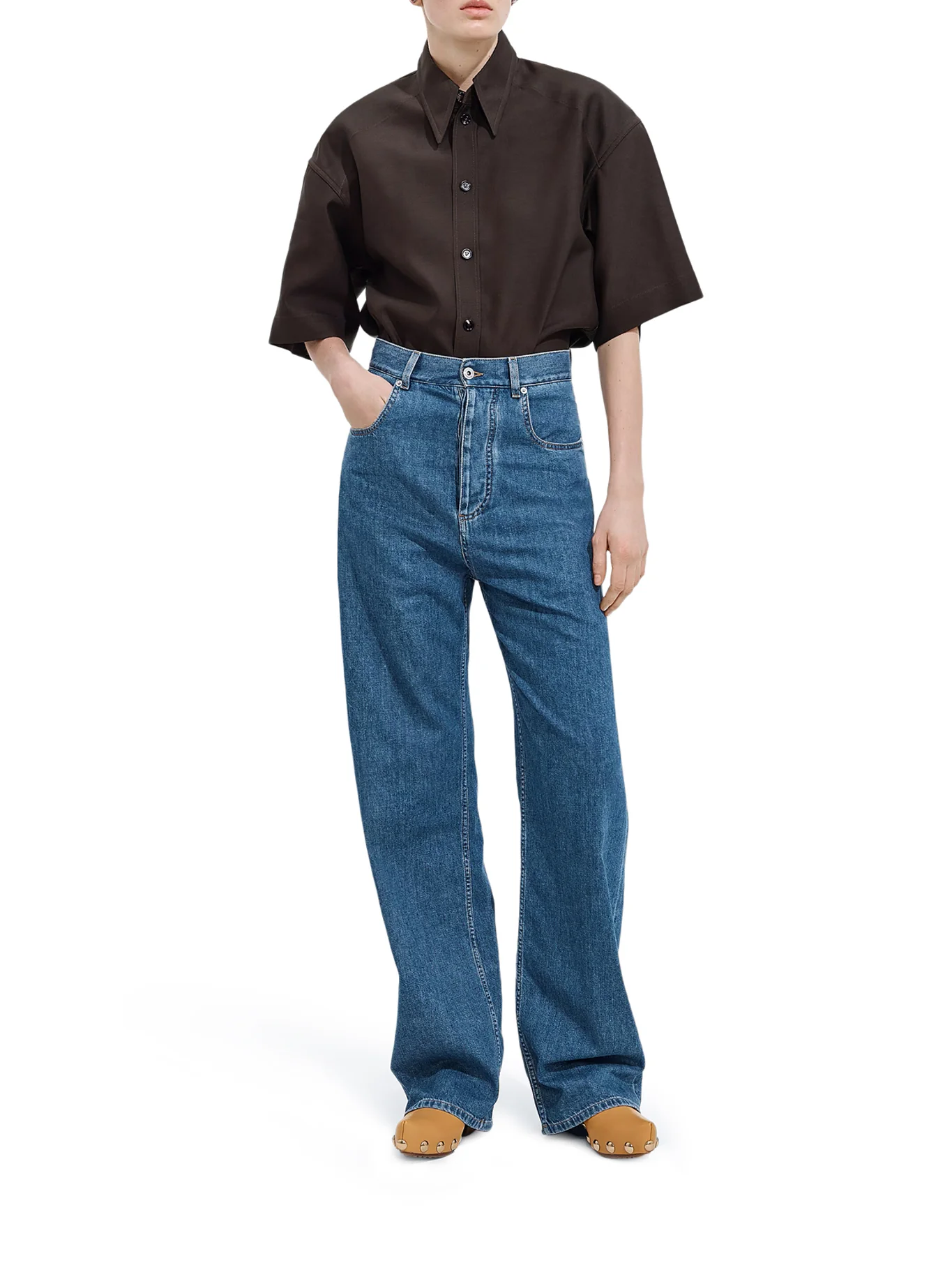ATLANTIC BLUE WASH WIDE-LEG JEANS - Image 2