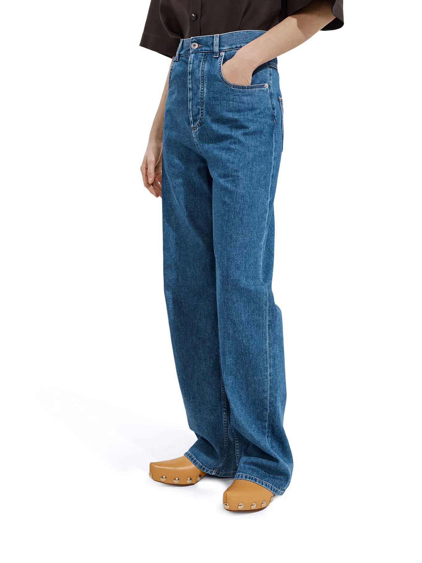 ATLANTIC BLUE WASH WIDE-LEG JEANS - Image 4