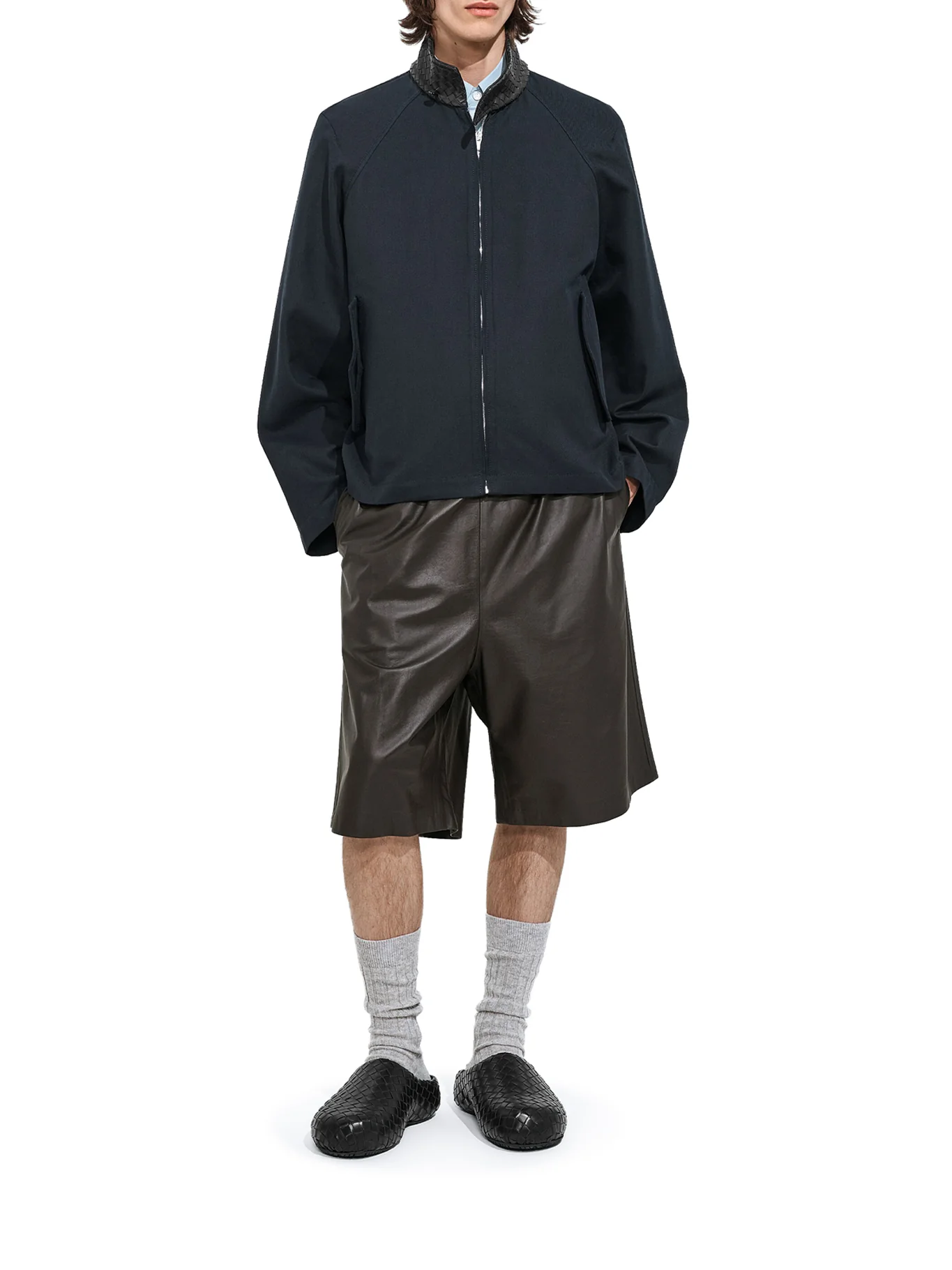 COTTON GABARDINE HARRINGTON JACKET - Image 2