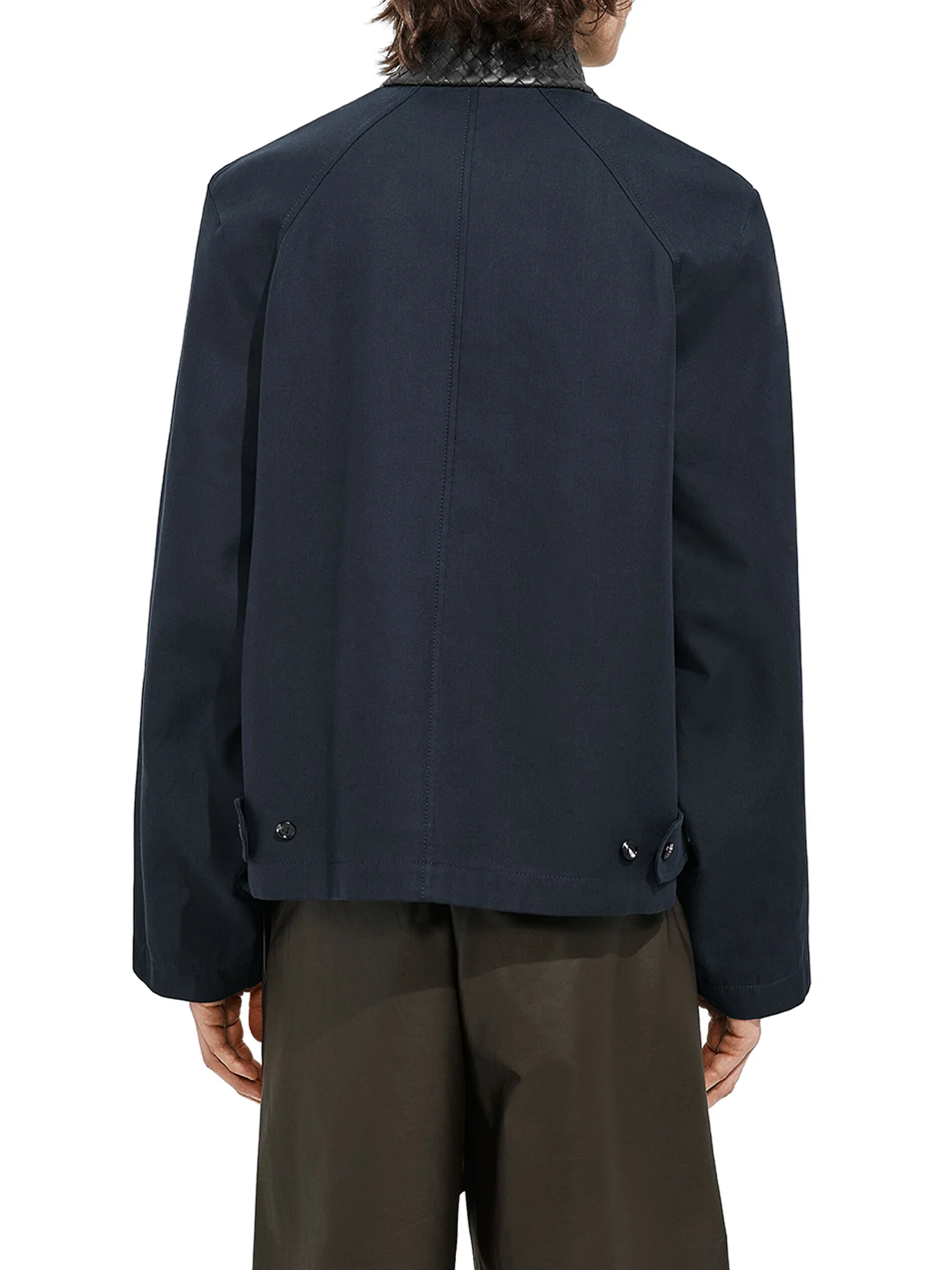 COTTON GABARDINE HARRINGTON JACKET - Image 4