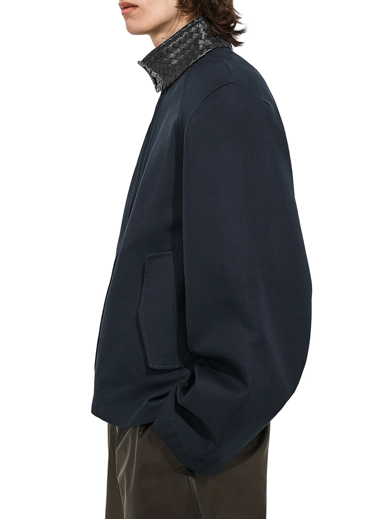 COTTON GABARDINE HARRINGTON JACKET - Image 5