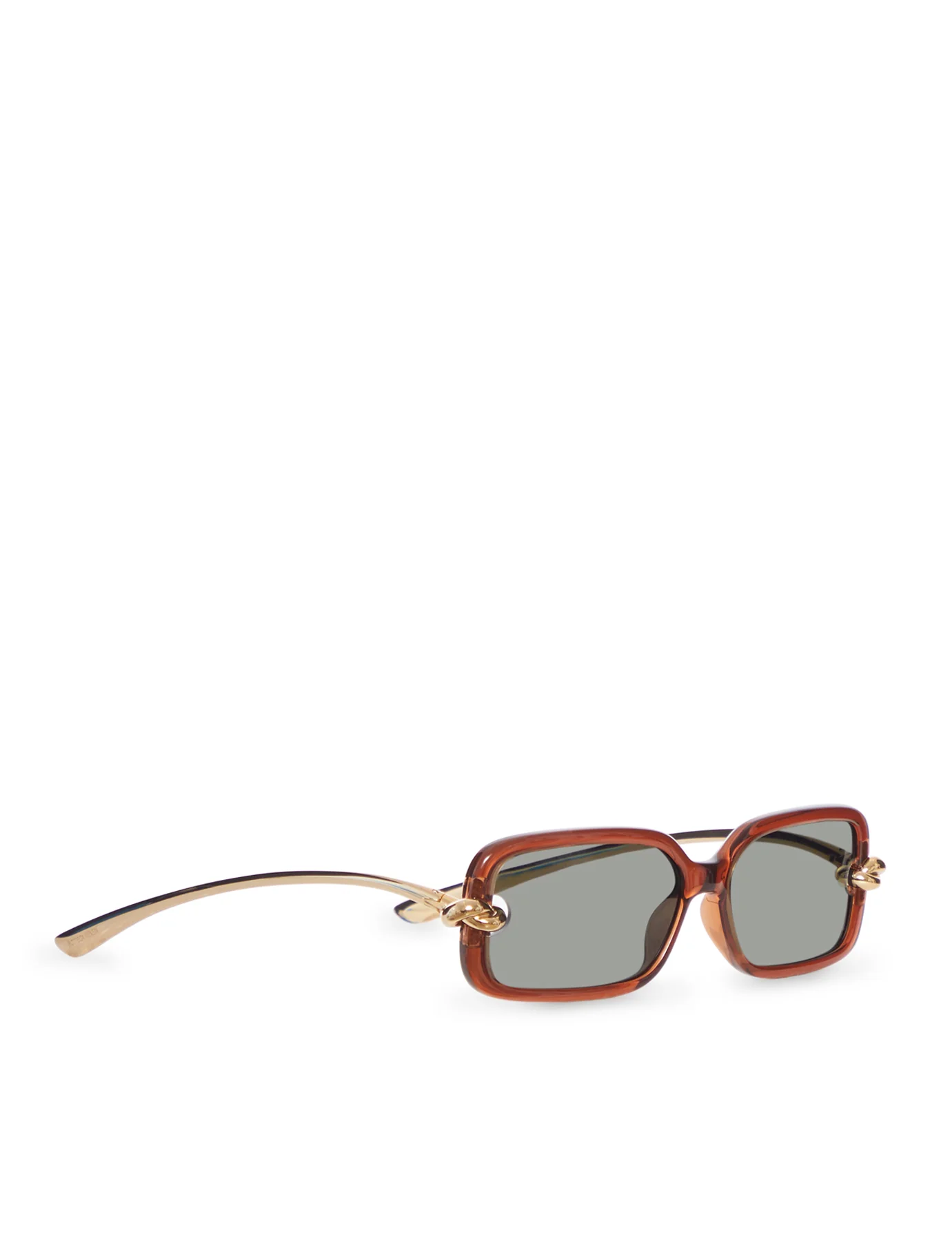 KNOT RECTANGULAR SUNGLASSES - Image 2