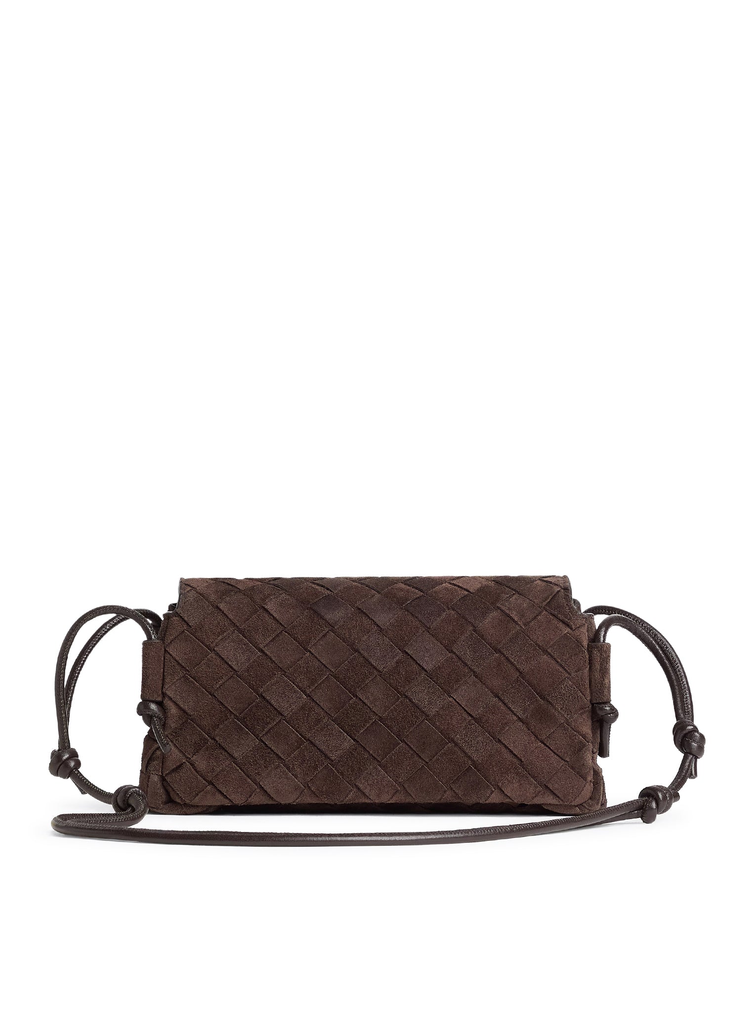 SUEDE POUCH WITH BRAIDED WORKMANSHIP - Image 3