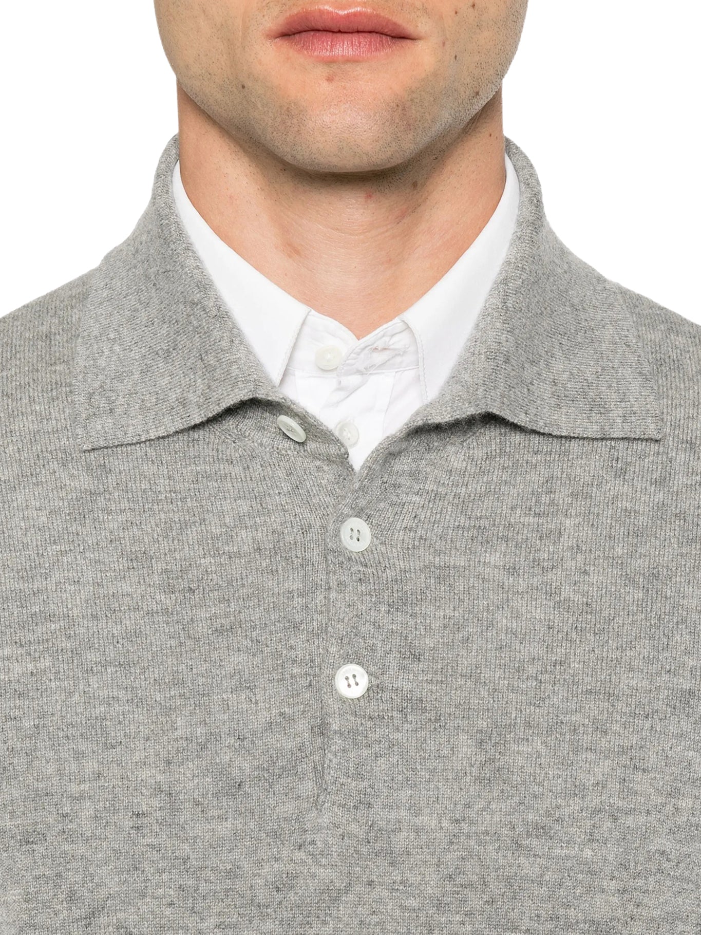 CASHMERE POLO STYLE SWEATER - Image 5