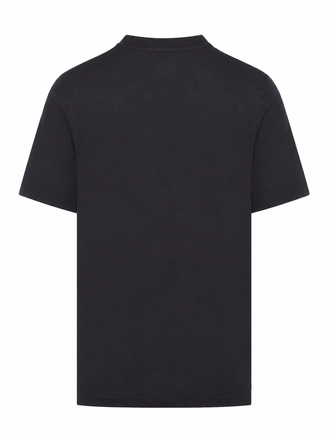 COTTON T-SHIRT WITH CONTRASTING LOGO PRINT - Image 2