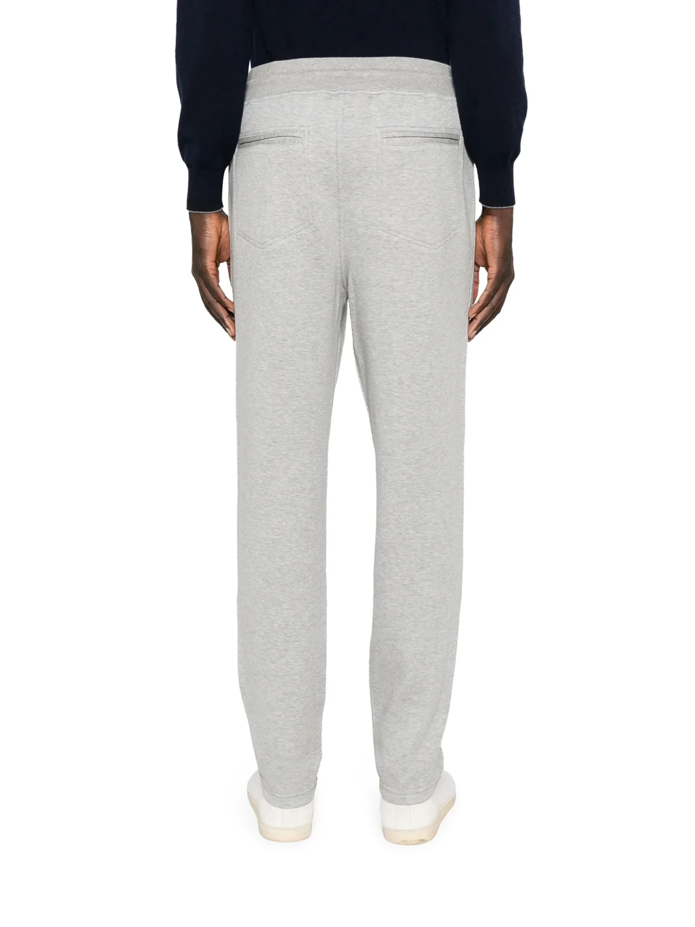 DOUBLE-BAND COTTON, CASHMERE AND SILK SWEATPANTS - Image 4