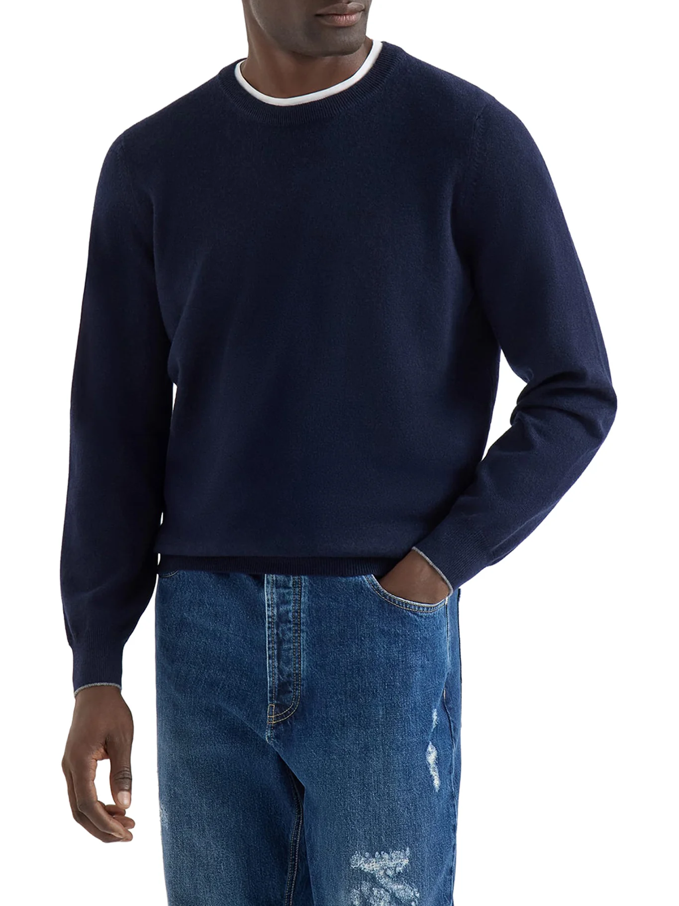 ESSENTIAL CREW NECK CASHMERE SWEATER - Image 3