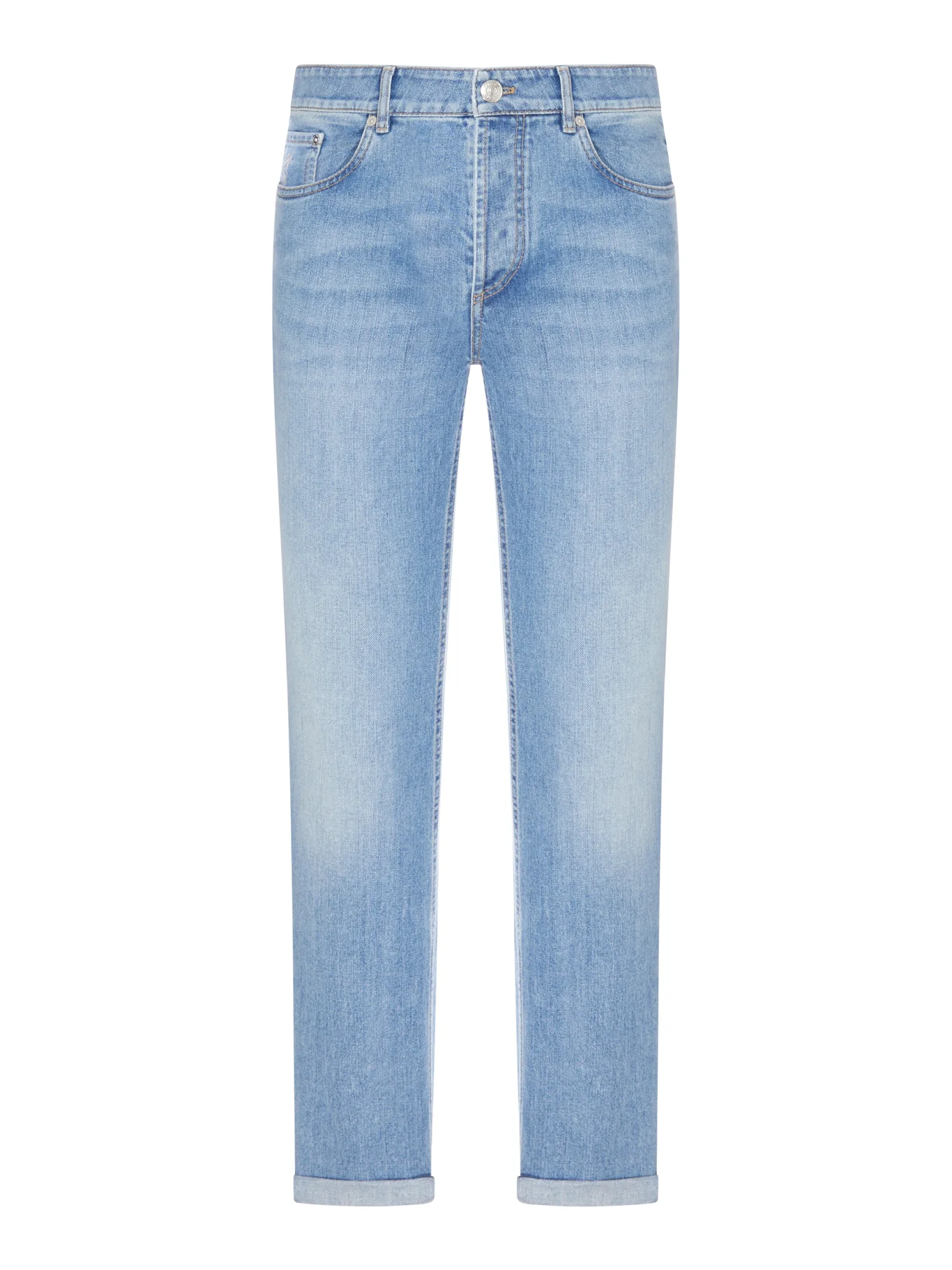LIGHT WASH DENIM JEANS