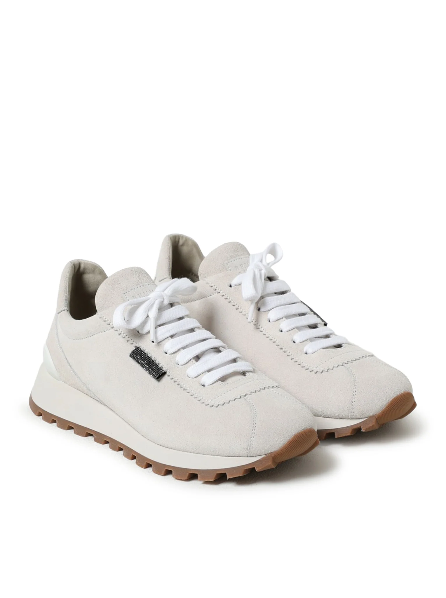 SUEDE RUNNERS WITH SHINY TAB - Image 2
