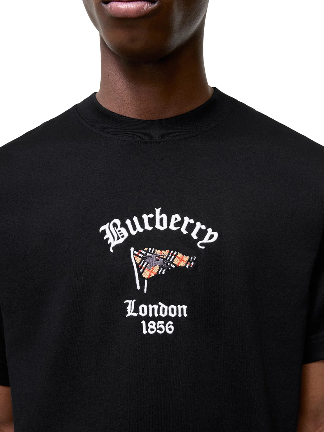 COTTON T-SHIRT WITH FRONT LOGO - Image 4