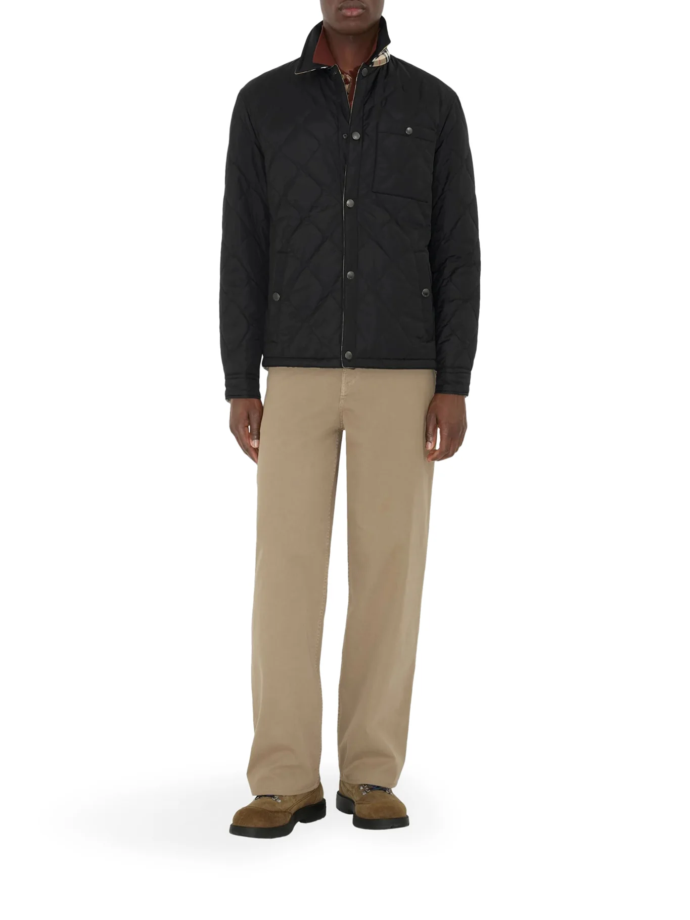 REVERSIBLE QUILTED NYLON OVERSHIRT - Image 2