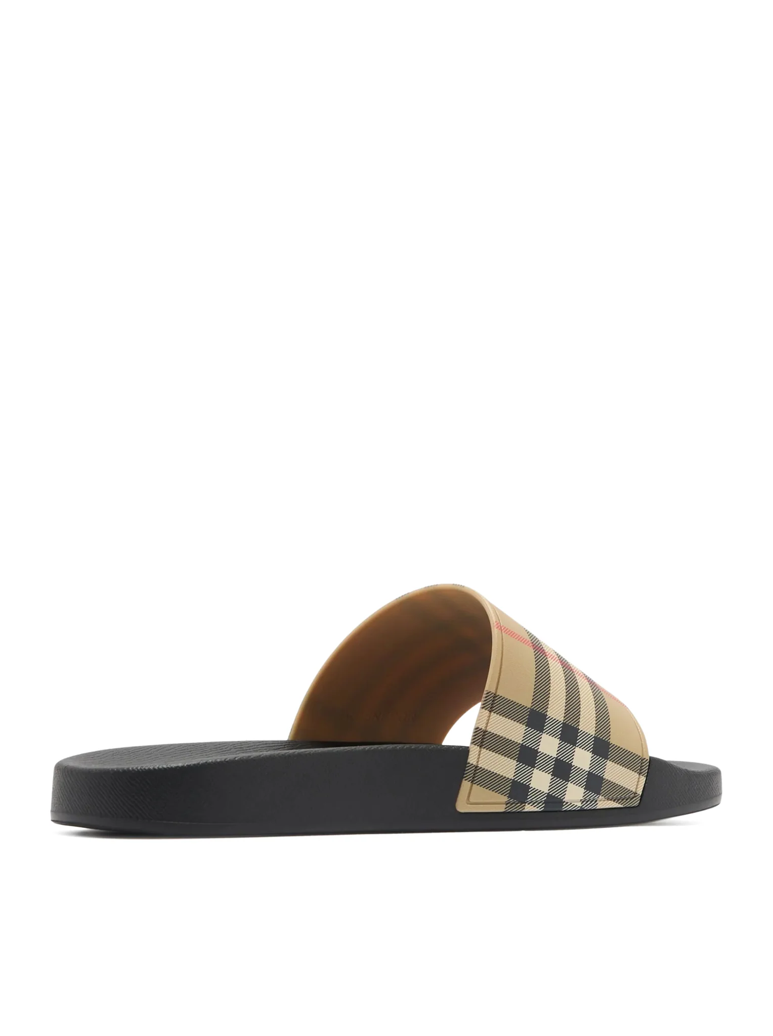 SLIPPERS WITH CHECK PRINT BAND - Image 3