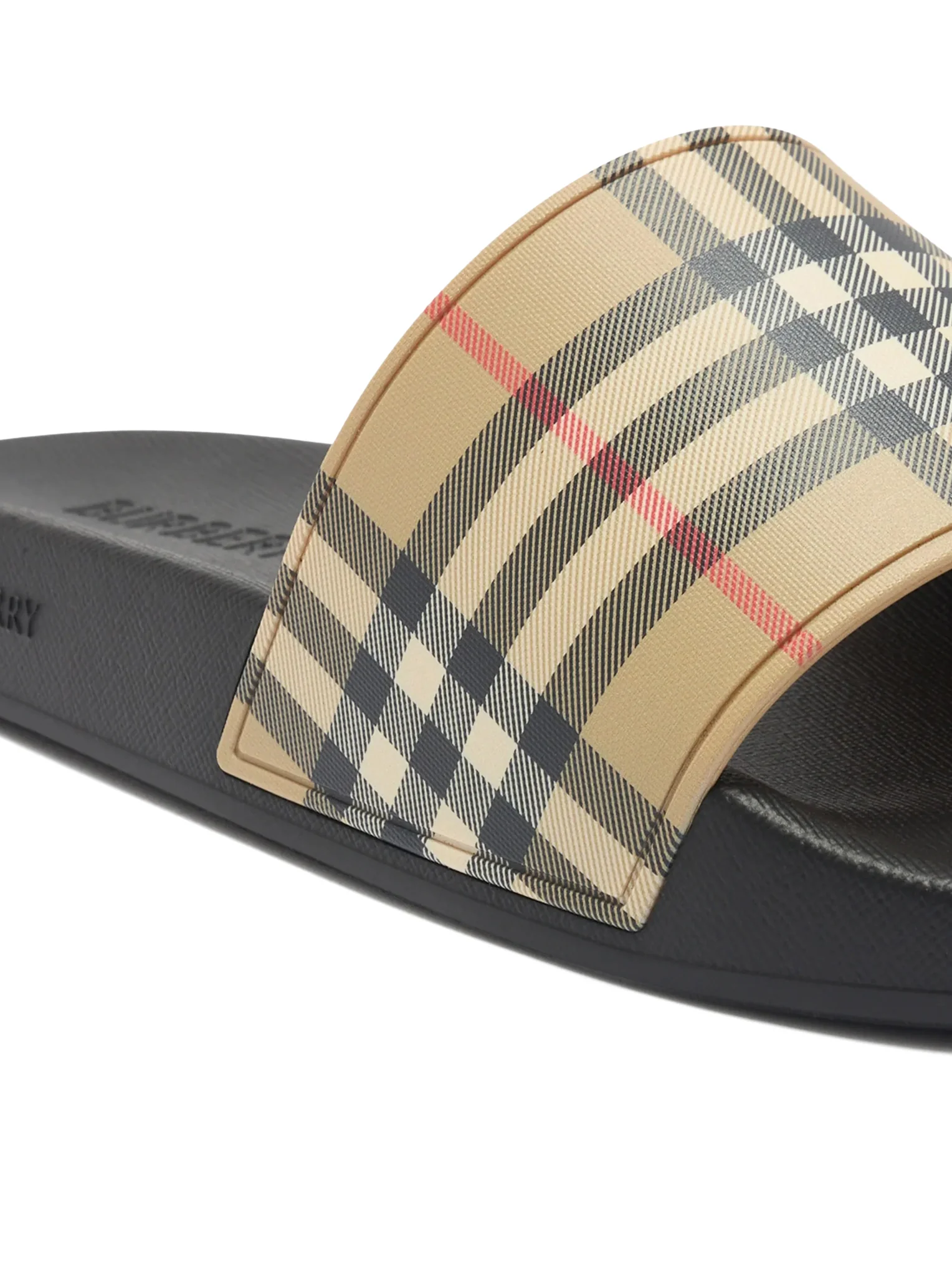 SLIPPERS WITH CHECK PRINT BAND - Image 5
