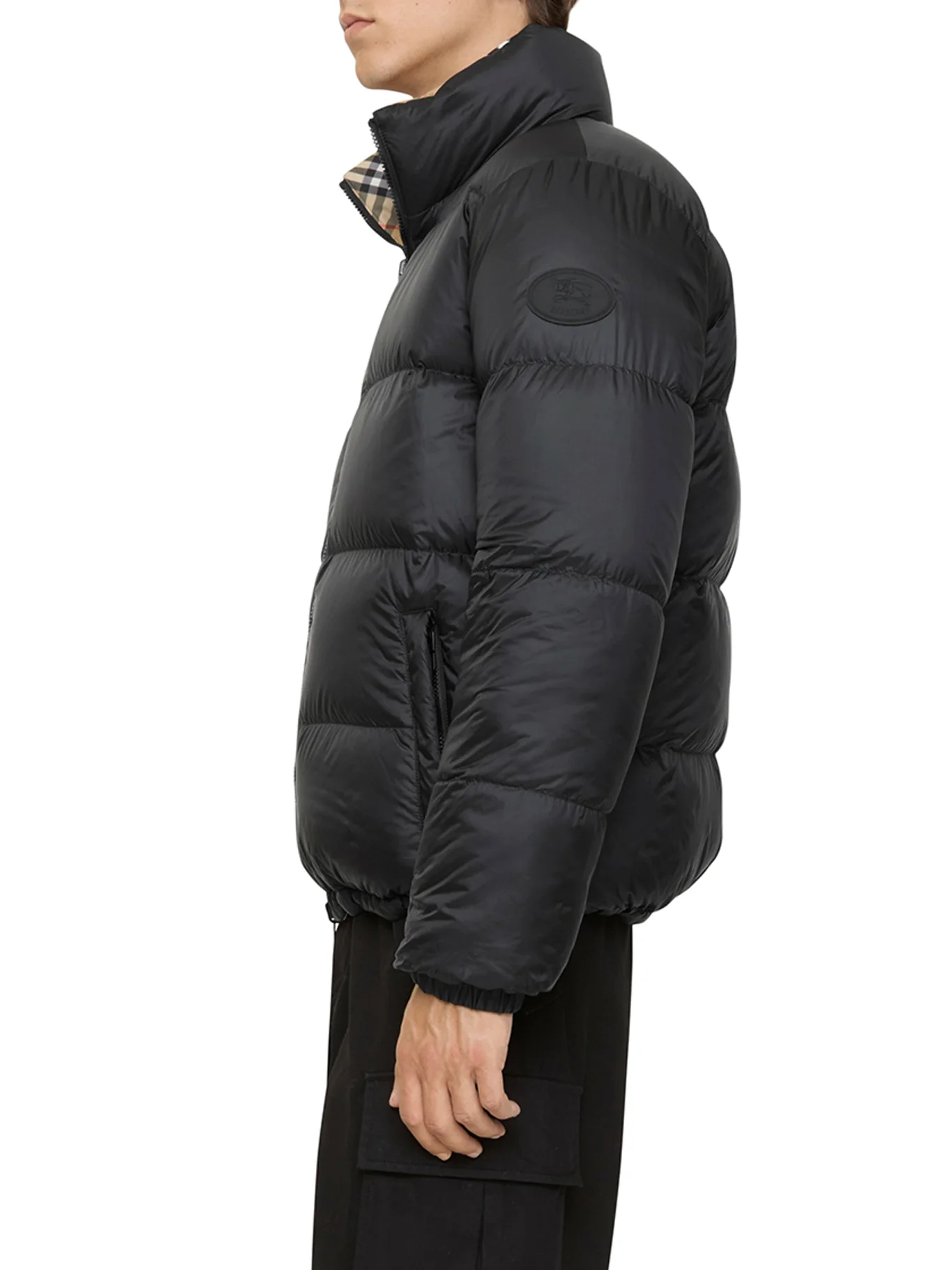 SNOWDON CHECK REVERSIBLE DOWN JACKET - Image 4