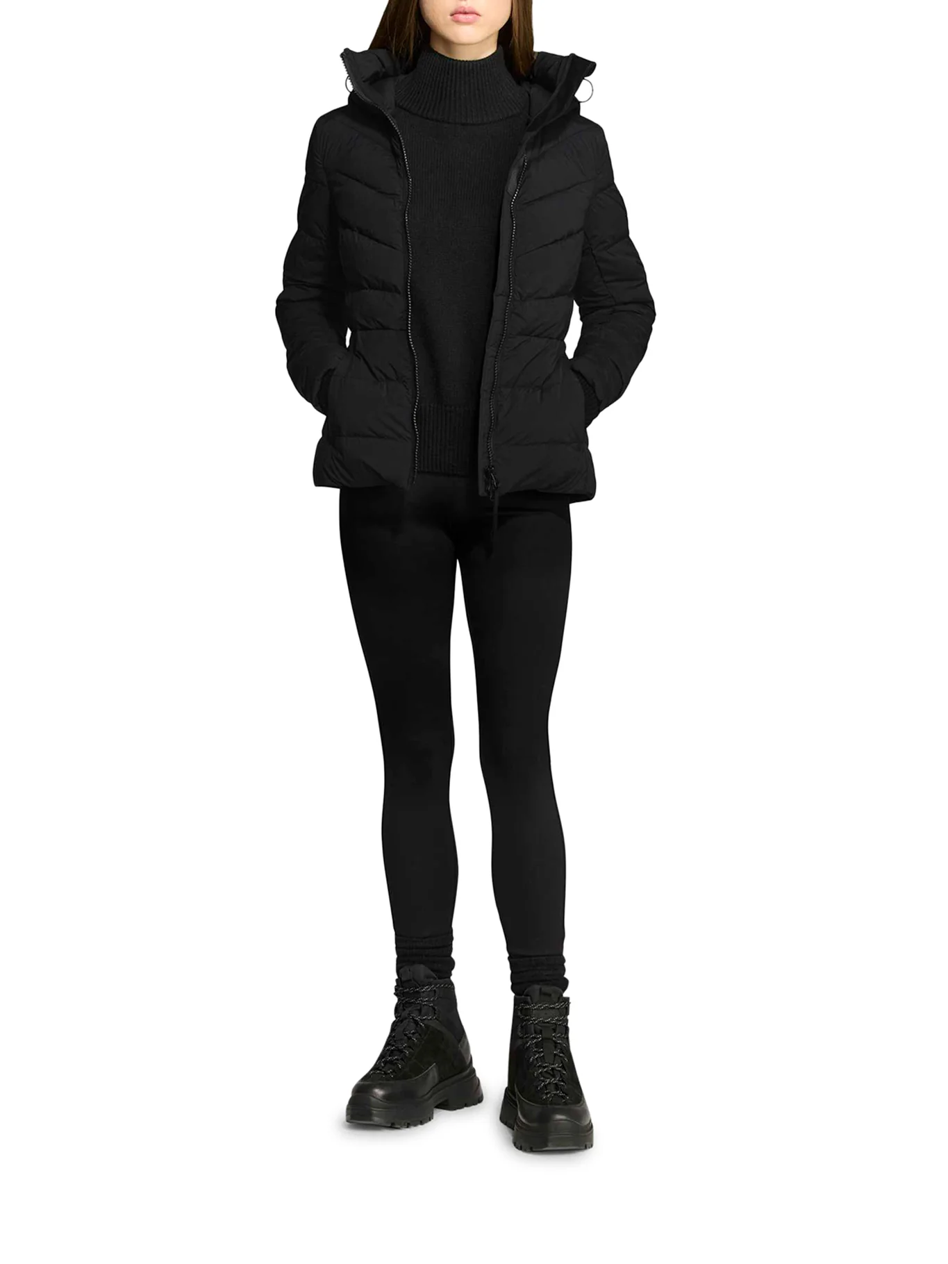 CLAIRE BLACK TAG QUILTED JACKET - Image 2