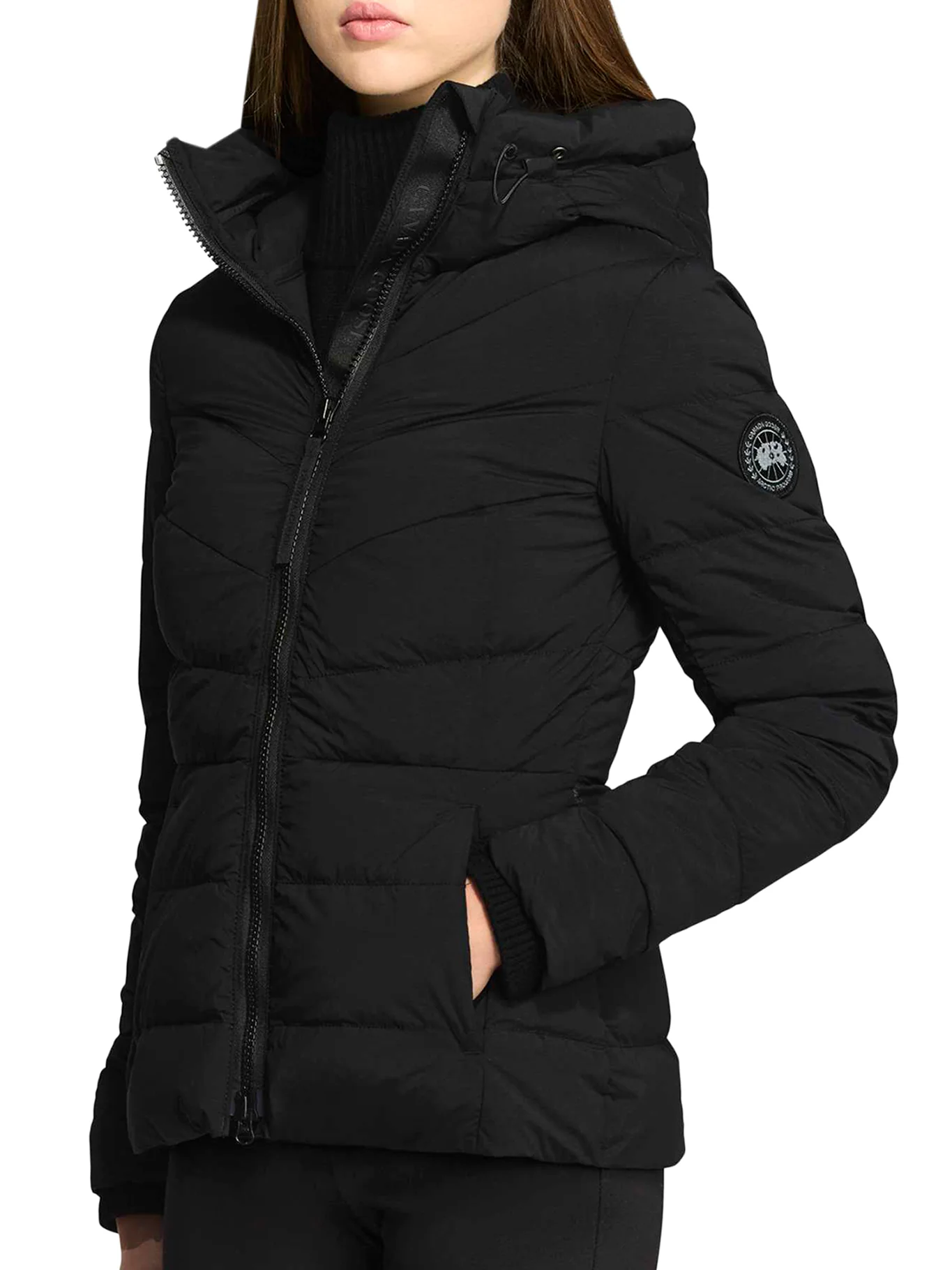 CLAIRE BLACK TAG QUILTED JACKET - Image 3