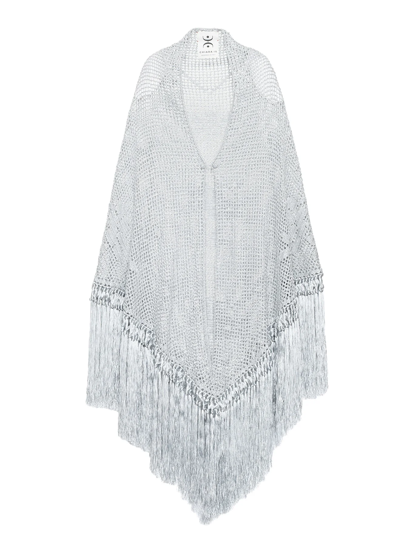 CUPRO AND SILK ROSA CAPE SHAWL