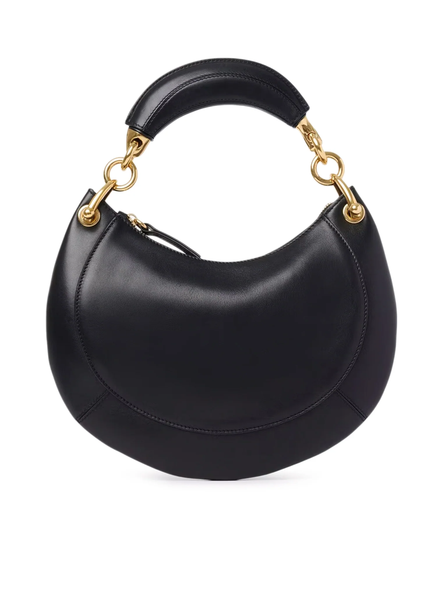 SMALL CHLOÉ BANANA ZIPPED HOBO IN SOFT LEATHER - Image 4