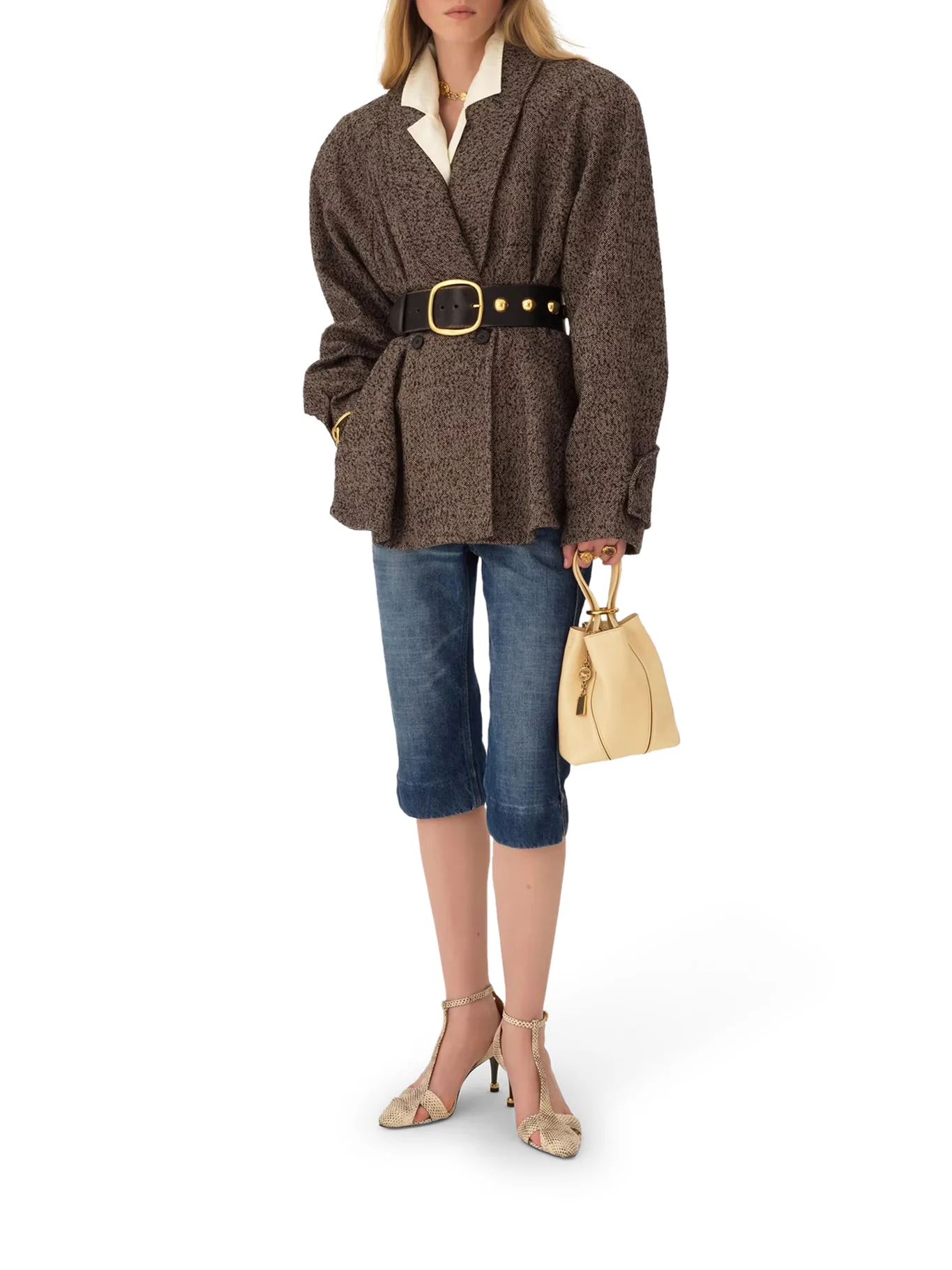 CHLOÉ SPIN SMALL TOTE BAG IN LEATHER - Image 2
