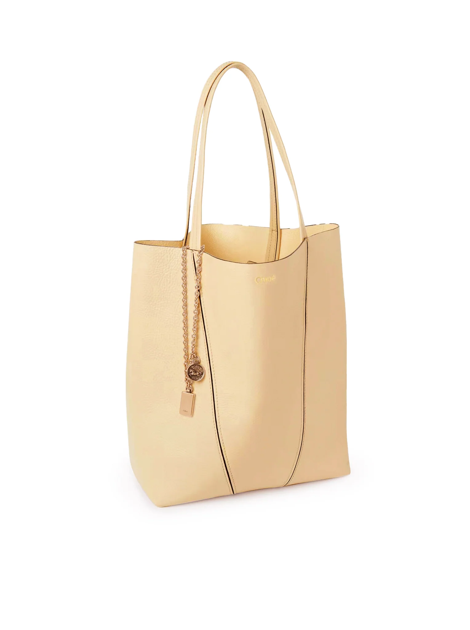 CHLOÉ SPIN TOTE BAG IN GRAINY LEATHER - Image 4