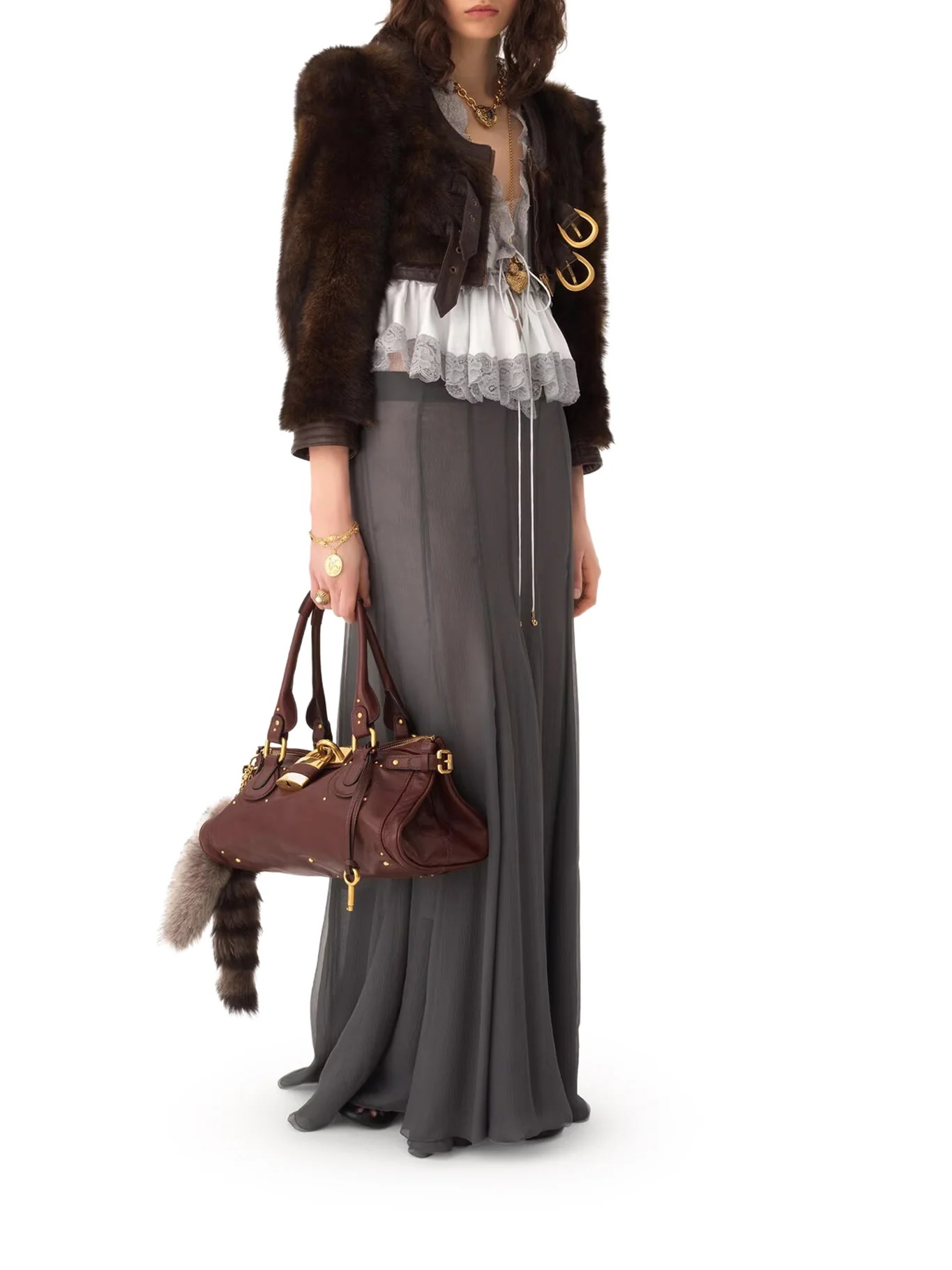 PADDINGTON BAG IN GRENADE LEATHER - Image 2