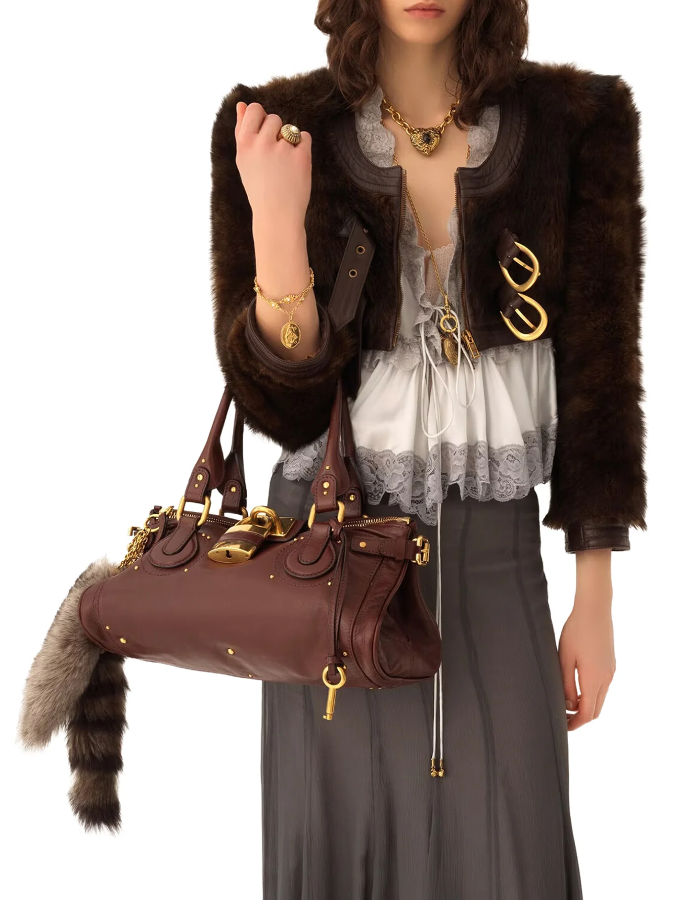 PADDINGTON BAG IN GRENADE LEATHER - Image 3