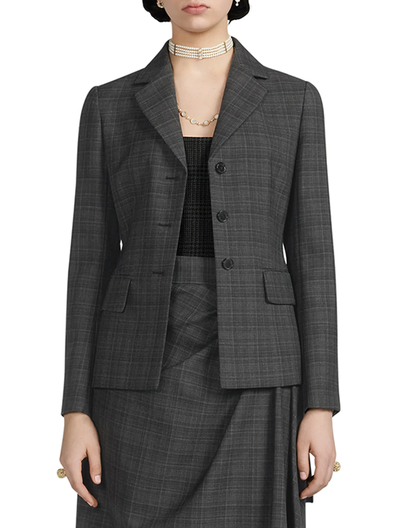 BAR JACKET MELANGE - Image 2