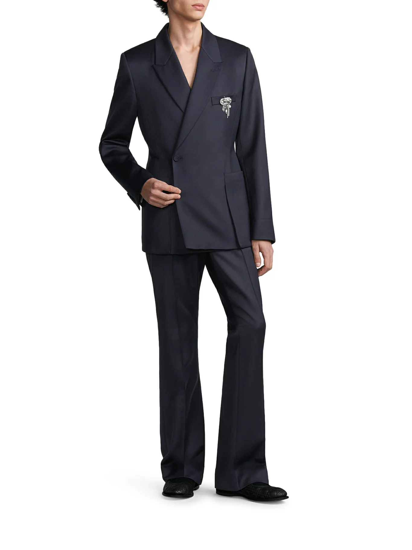Bar jacket with slanted closure - Image 2