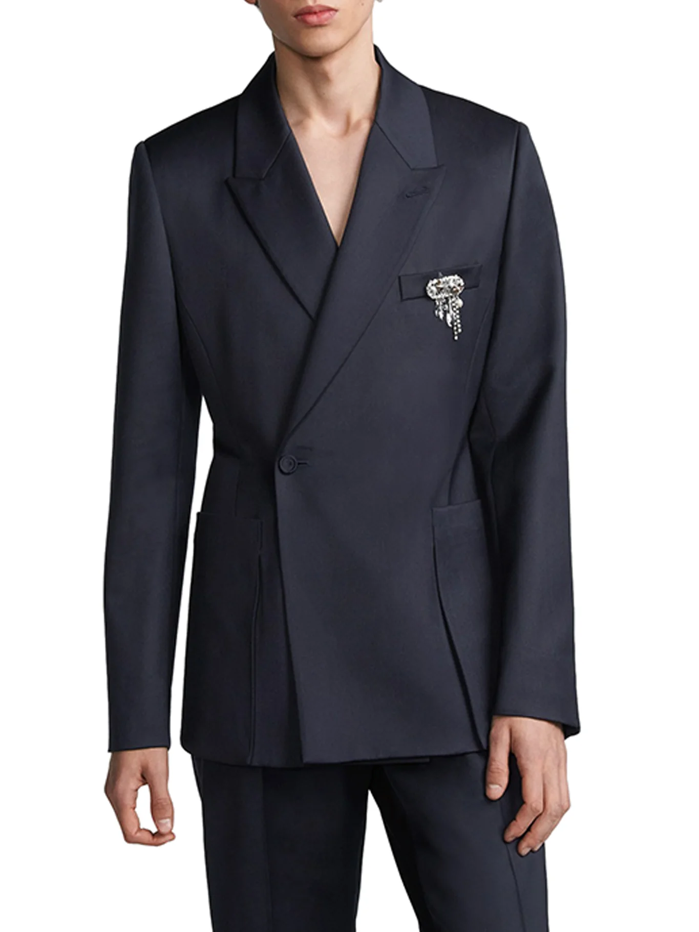 Bar jacket with slanted closure - Image 3